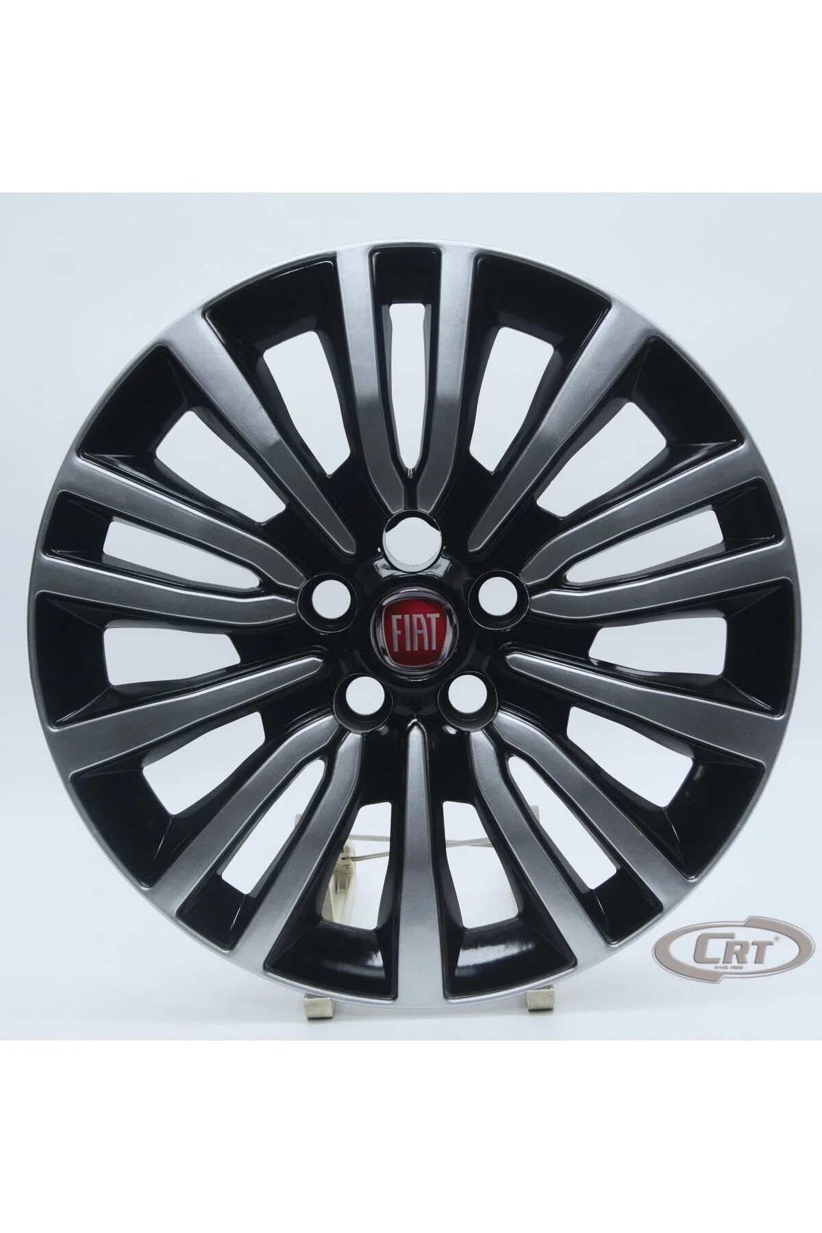 Jant Kapağı Siyah-gri Kırılmaz 15" Egea 5 Bijon Model (amblem Hediyeli) (1 Adet)