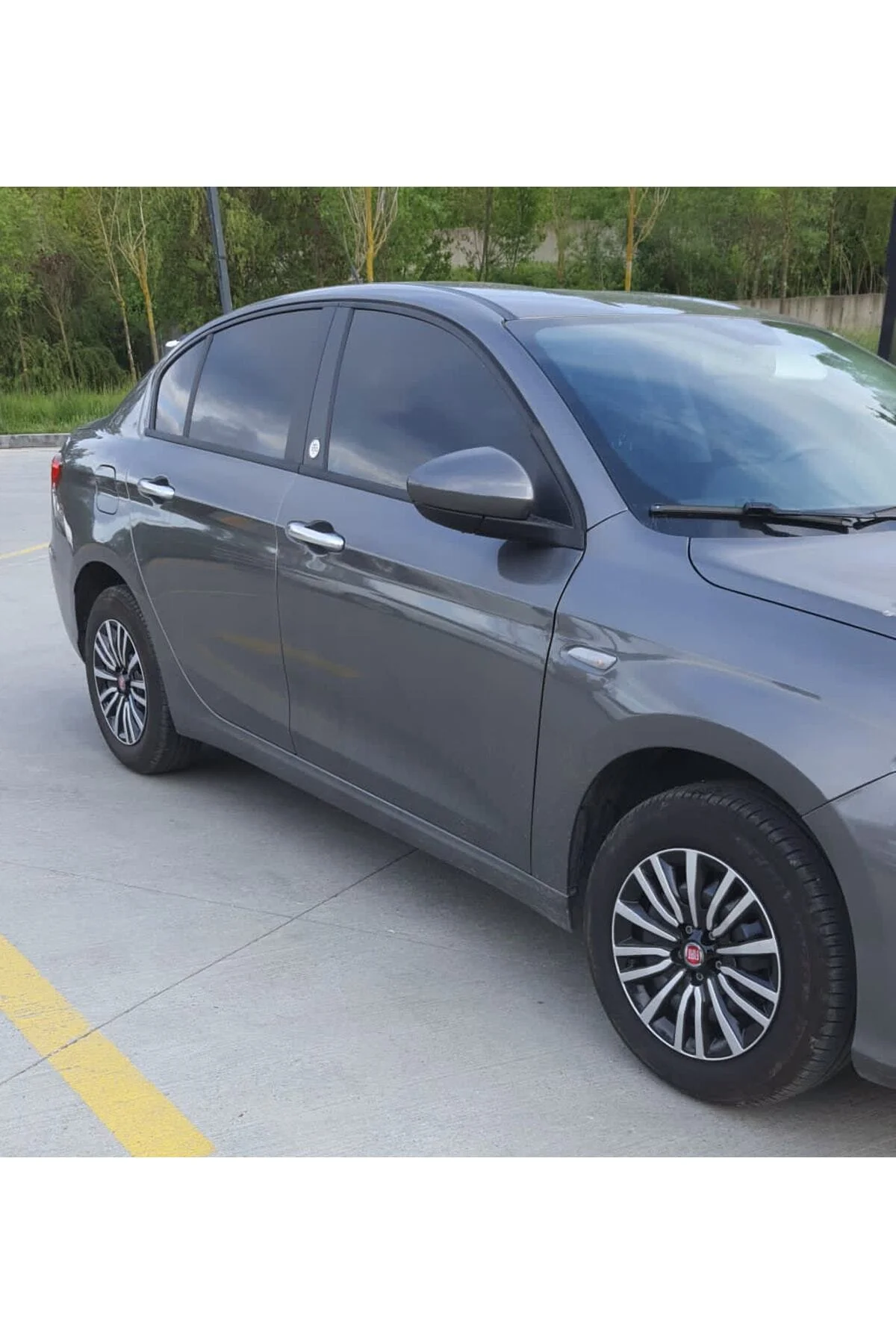 Jant Kapağı Siyah-gri Kırılmaz 15" Egea 5 Bijon Model (amblem Hediyeli) (1 Adet) - OTOCİRİT Görsel 5