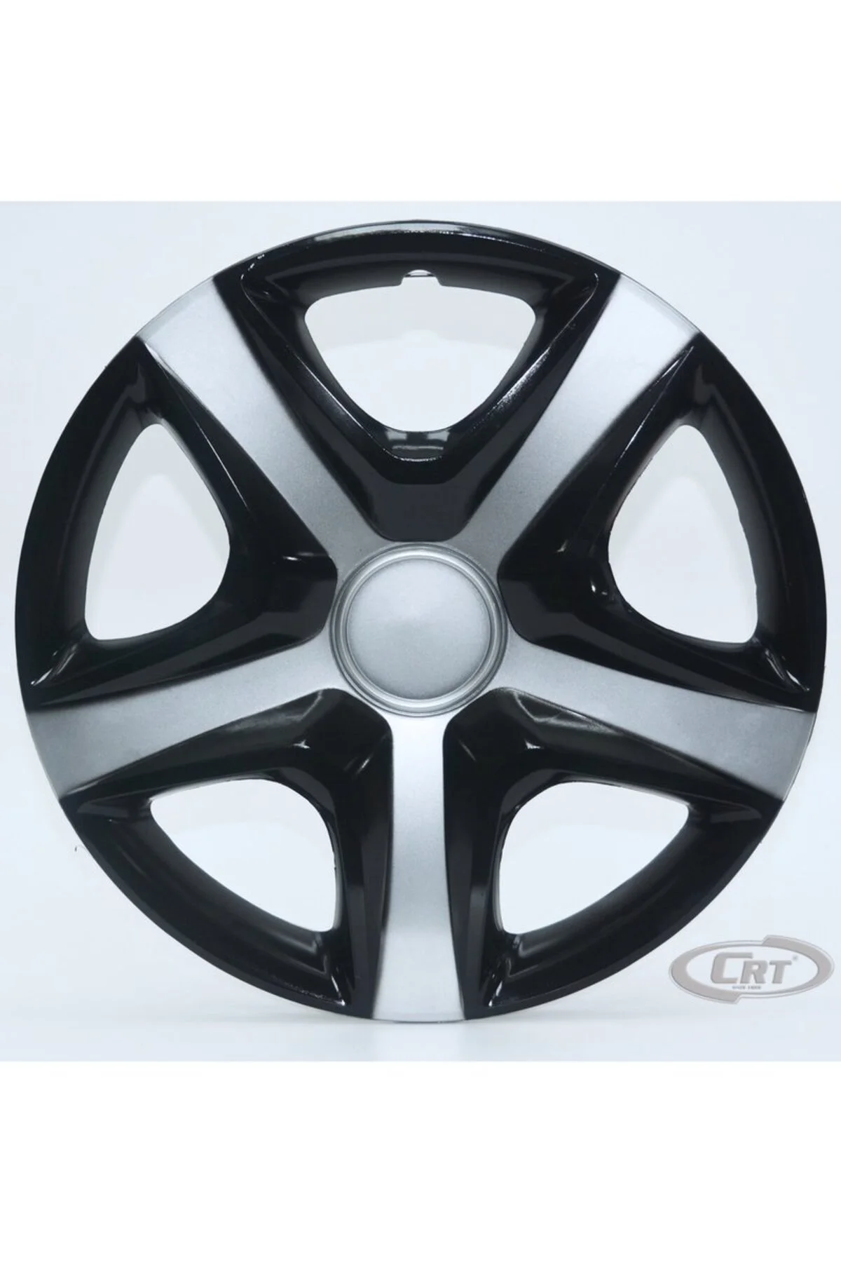 Jant Kapağı Siyah-gri Kırılmaz 14" Yıldız Model (amblem Hediyeli) (1 Adet)