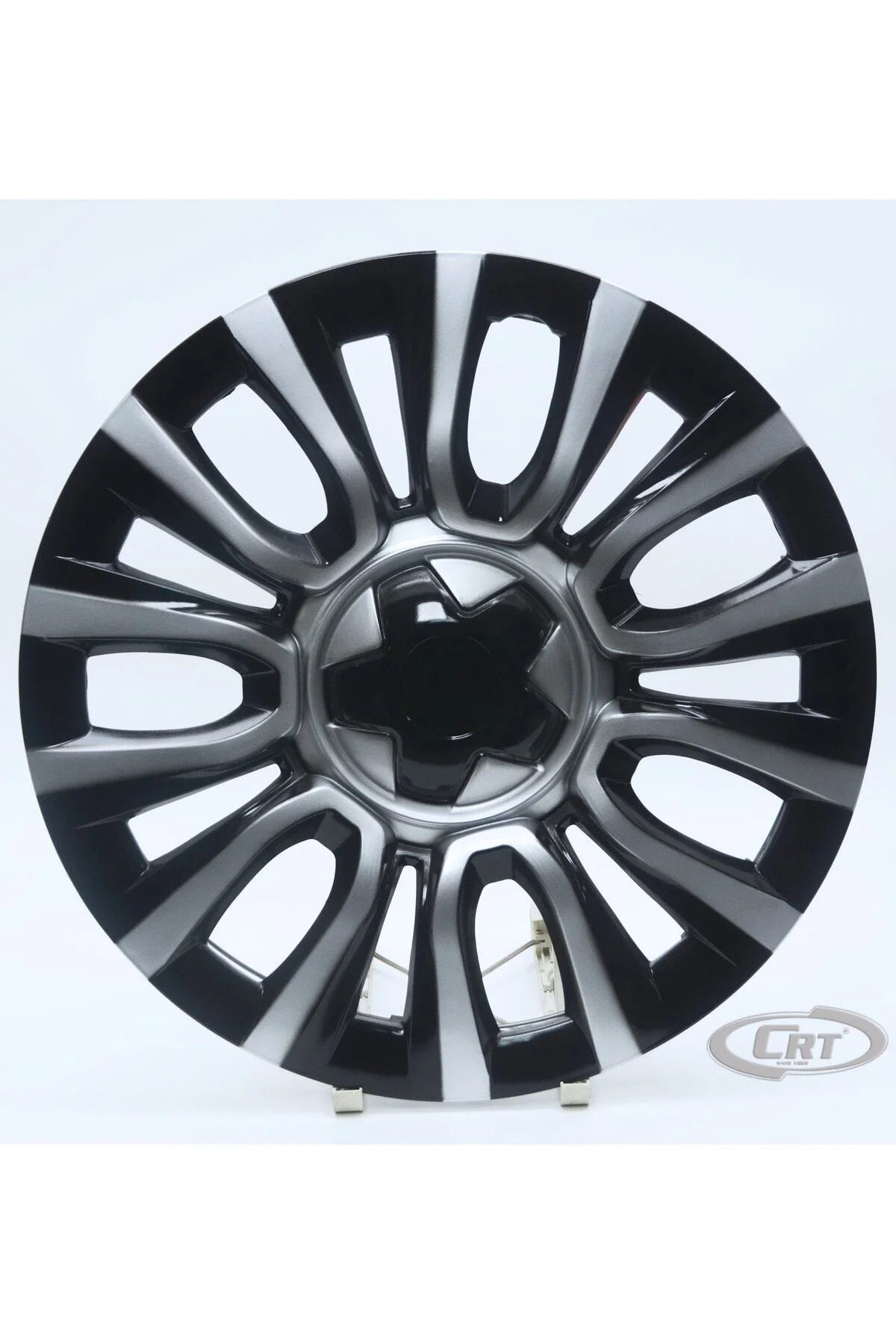 Jant Kapağı Siyah-gri Kırılmaz 16" Egea Model (amblem Hediyeli) (1 Adet)