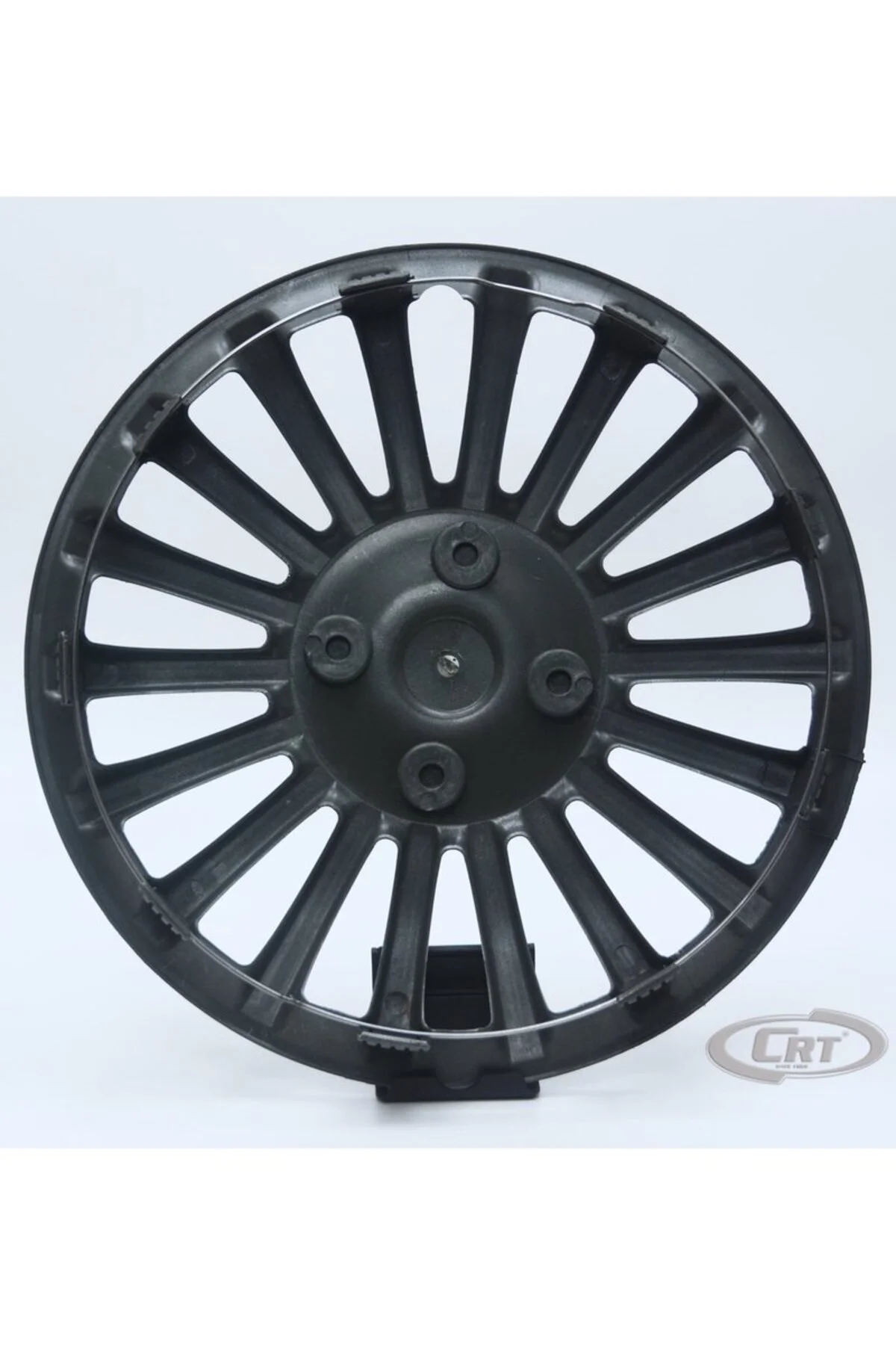 Jant Kapağı Siyah-gri Kırılmaz 13" Universal Model (amblem Hediyeli) (1 Adet) - OTOCİRİT Görsel 2
