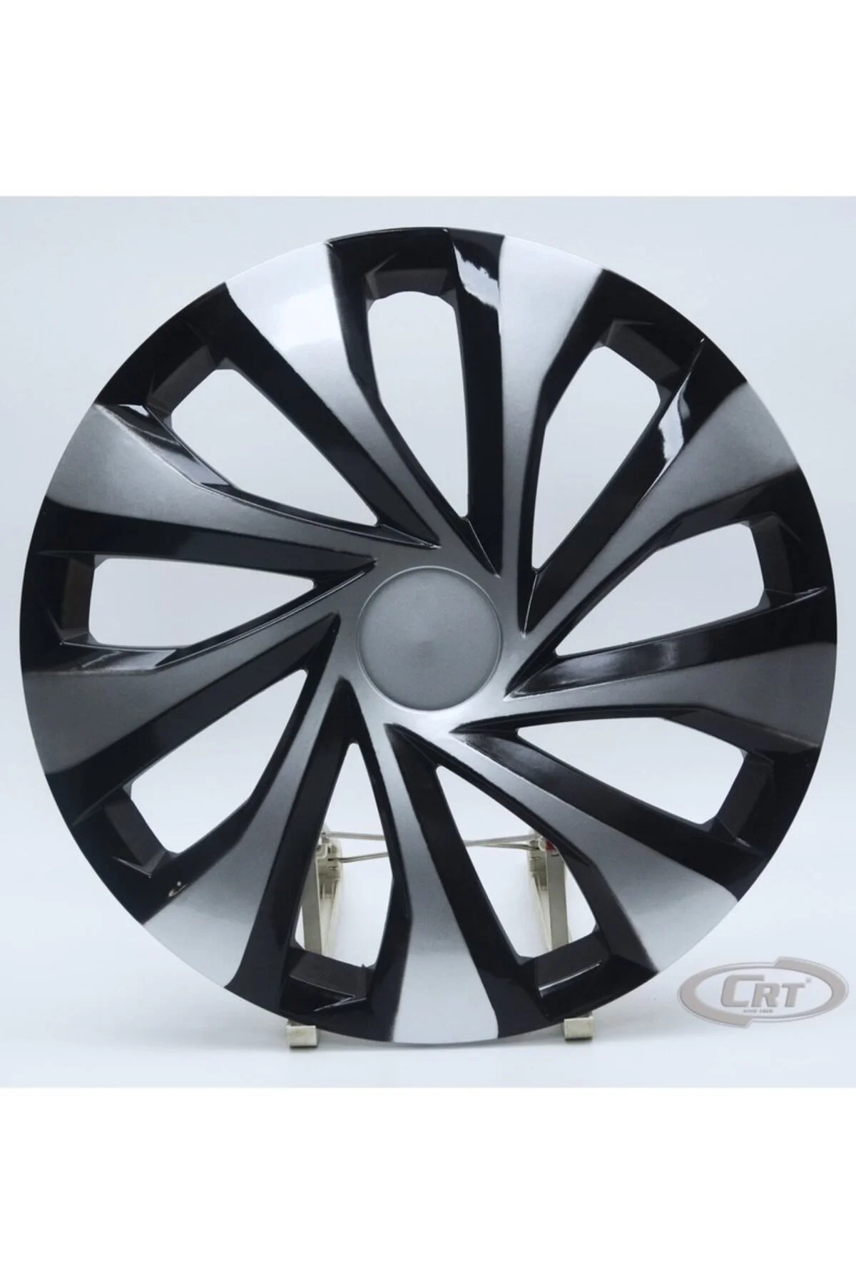 Jant Kapağı Siyah-gri Kırılmaz 14" Universal Model (amblem Hediyeli) (1 Adet)