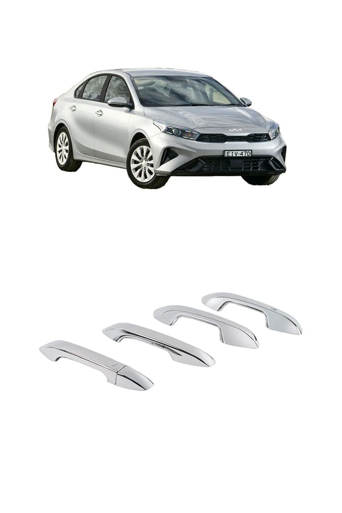 KIA Cerato 2020 ve Sonrası Kapı Kolu ABS Kromu OEM (Made in Korea)