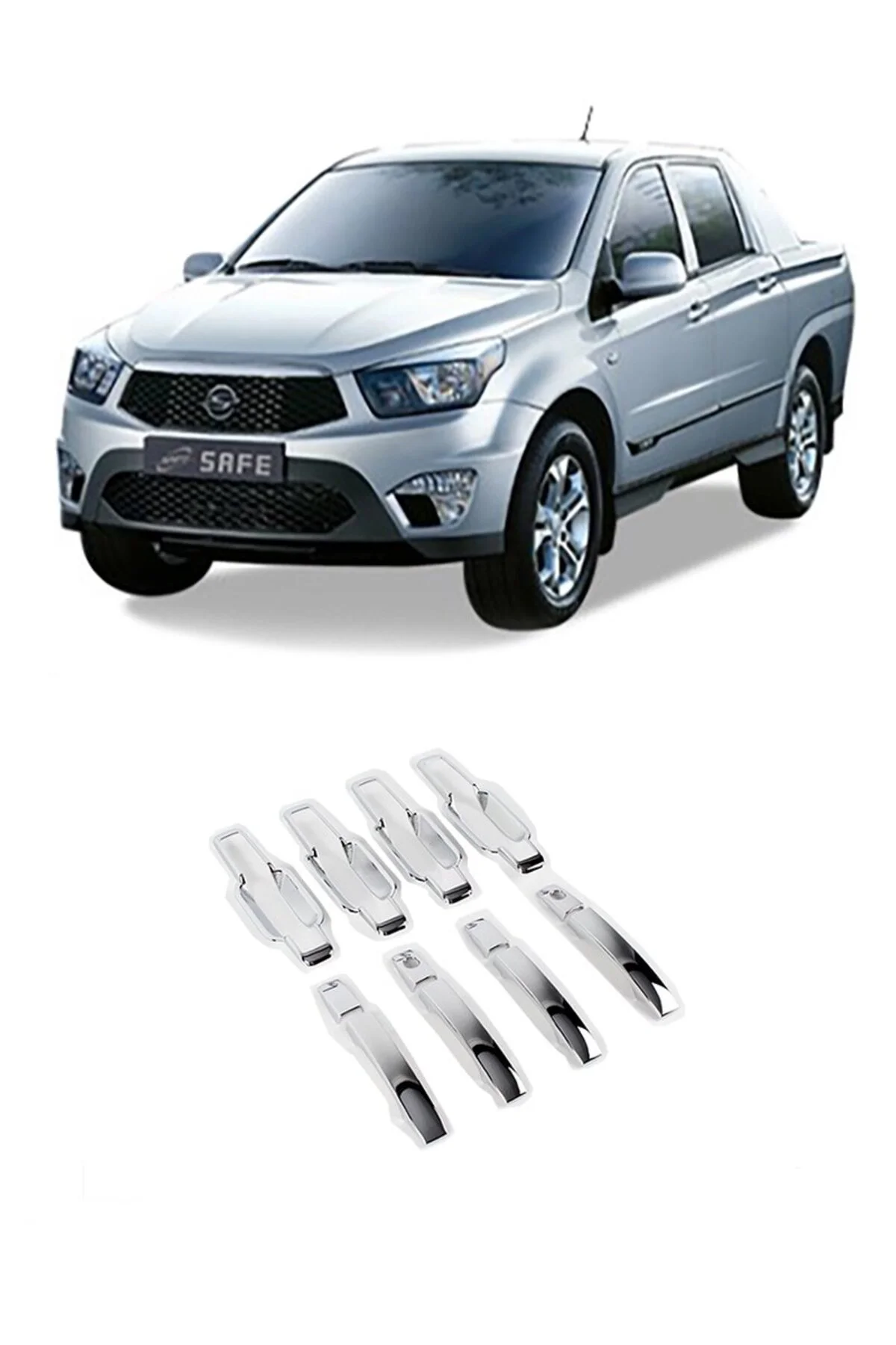 SsangYong Korando Sports 2012- Kapı Kolu ABS Krom (Made in Korea)
