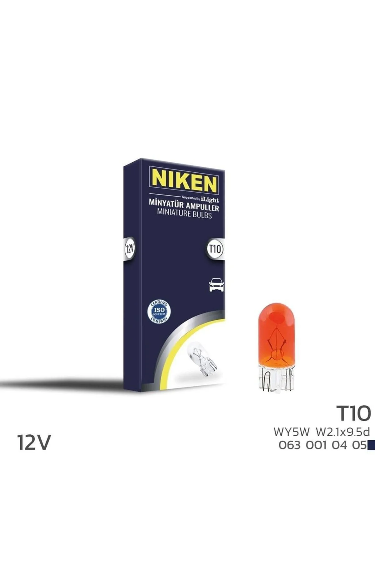 T10 Park Ampulü (W5W) - Turuncu W2.1x9.5d 10 (Adet)