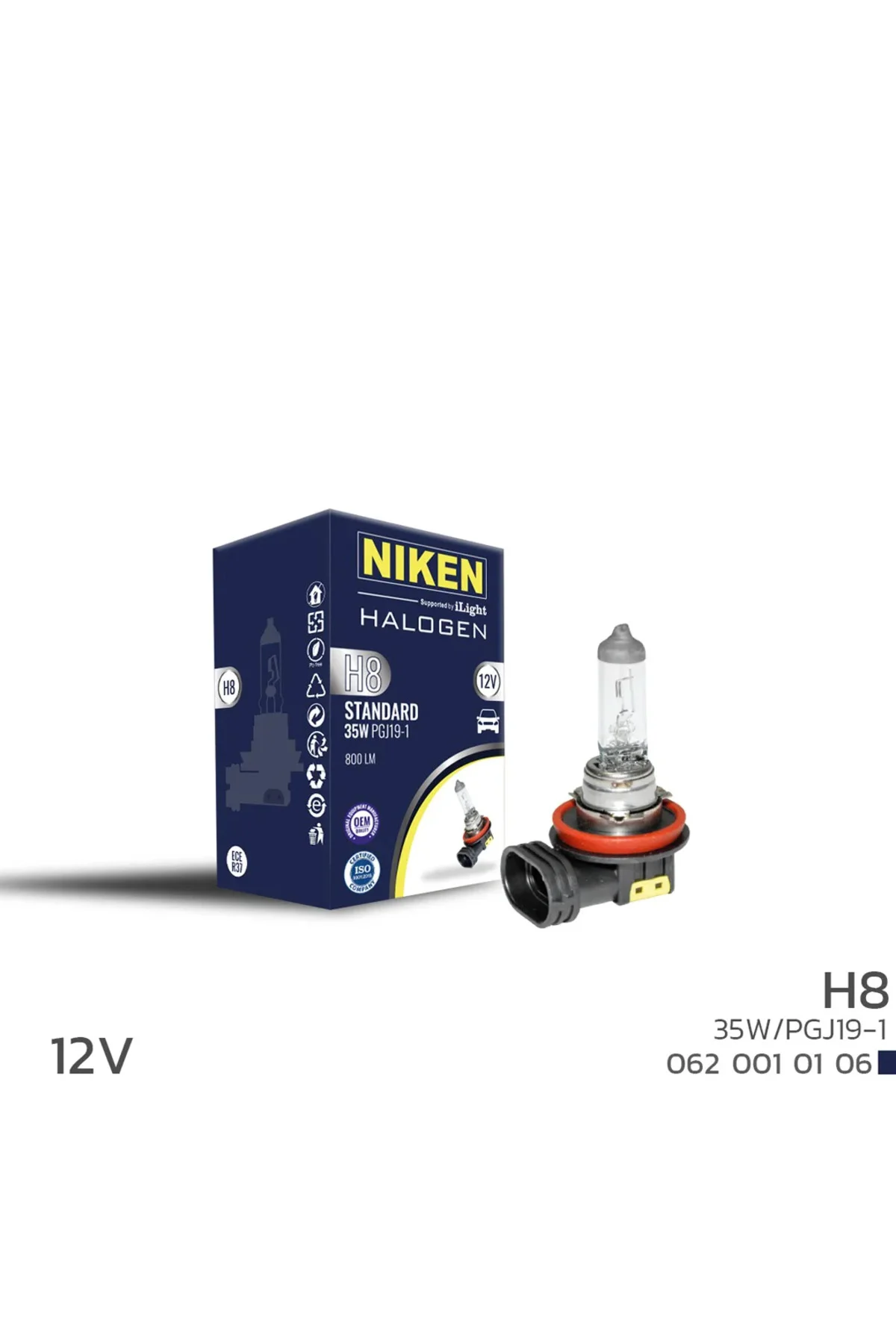 12V H8 35W Halojen Ampul