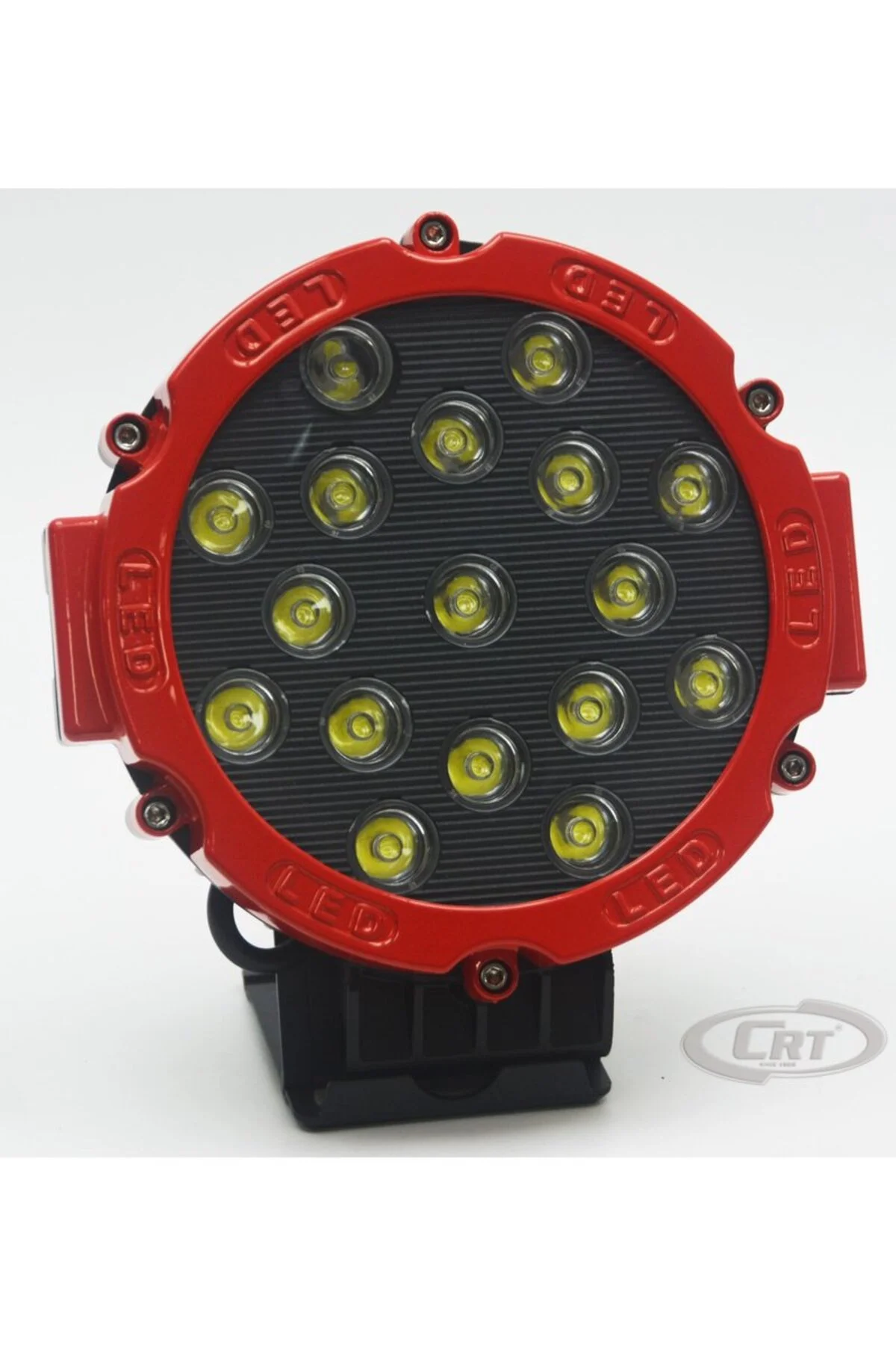Yuvarlak Çalışma Lambası 17 Led Kırmızı Pro Seri - Carub Görsel 2