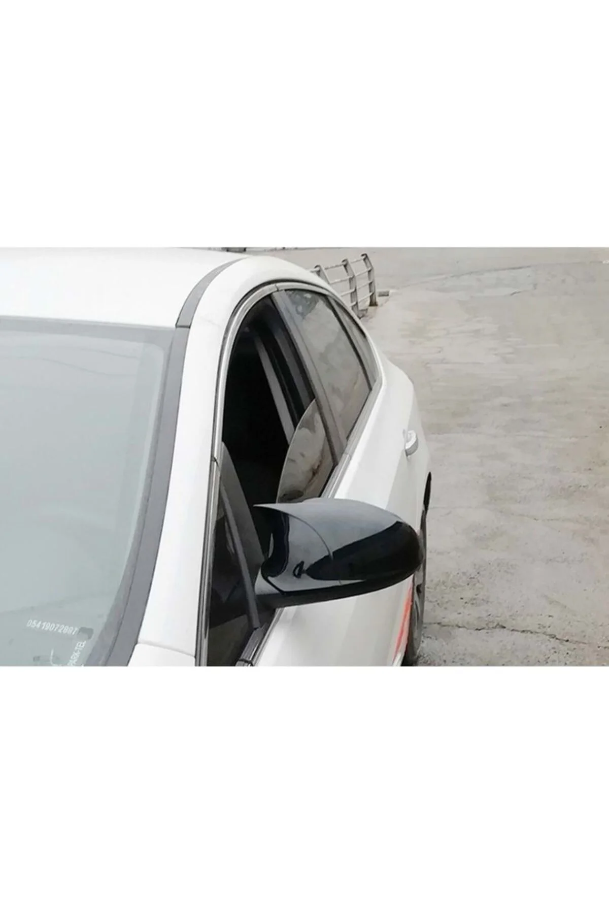 Opel Astra J 2009-2016 Arası Araca Özel Yarasa Ayna Kapağı Parlak Siyah - OTOCİRİT Görsel 4