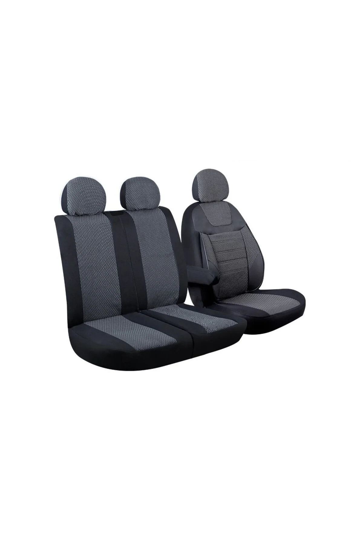 Ford Transit 2013 ve Sonrası 2+1 Ön Koltuk Kılıf Seti Füme
