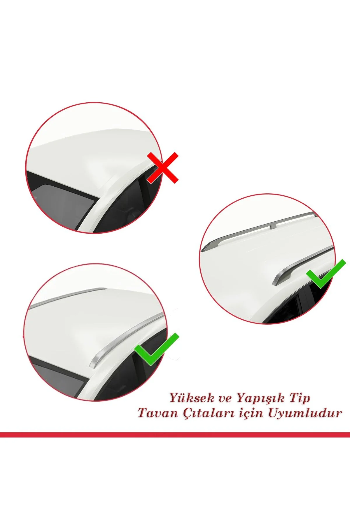 Ara Atkı Tavan Barı Hook Model 140cm Siyah (2 Adet) - apline Görsel 6