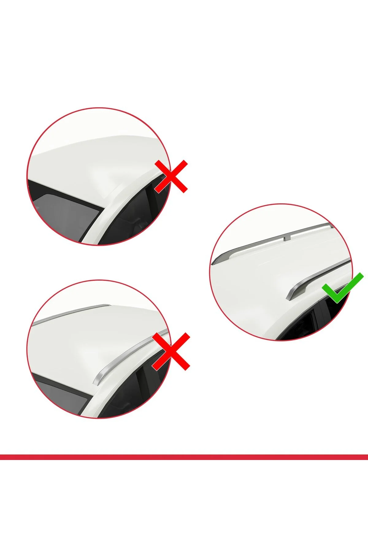 Ara Atkı Tavan Barı Basic Model 140cm Gri (2 Adet) - apline Görsel 6