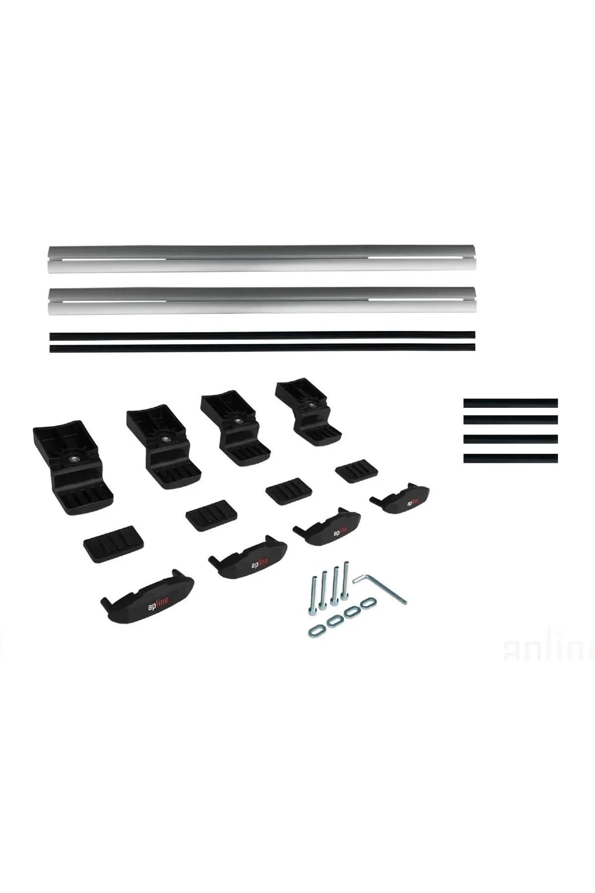 Ara Atkı Tavan Barı Basic Model 118cm Gri (2 Adet) - apline Görsel 5