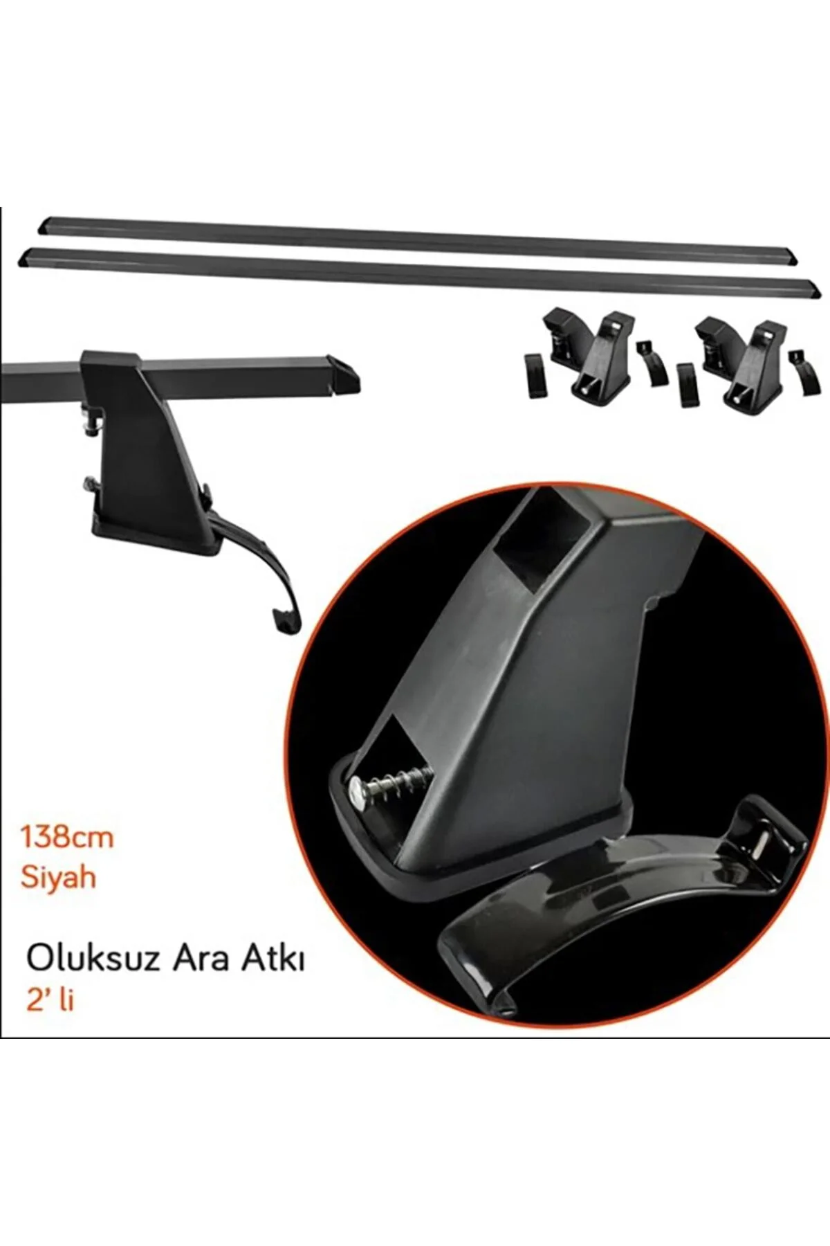 Oto Tavan Bagaj Atkısı Ara Bar 120 Cm 2'li - OTOCİRİT Görsel 4
