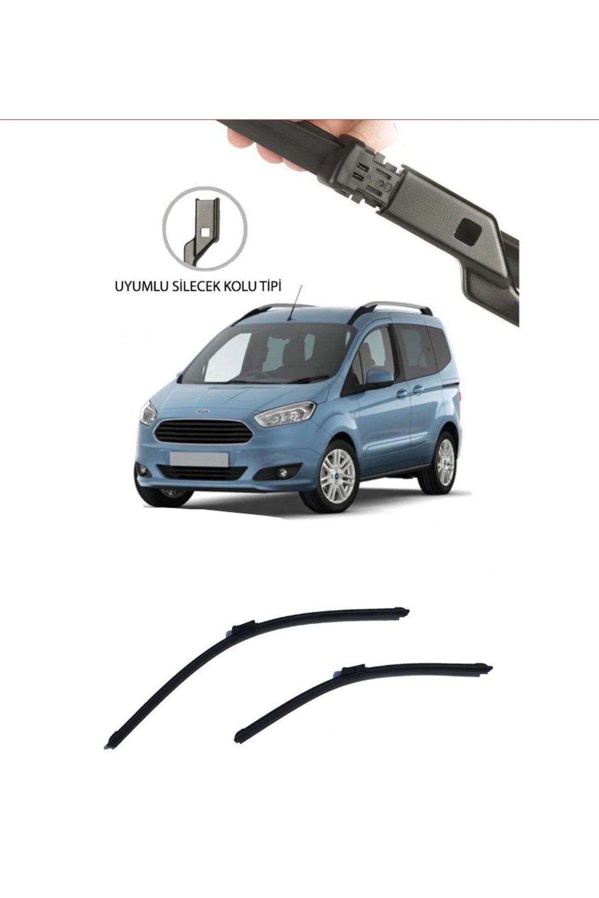 Ford Tourneo Courier 2013 ve Sonrası Uyumlu Ön Takım Silecek