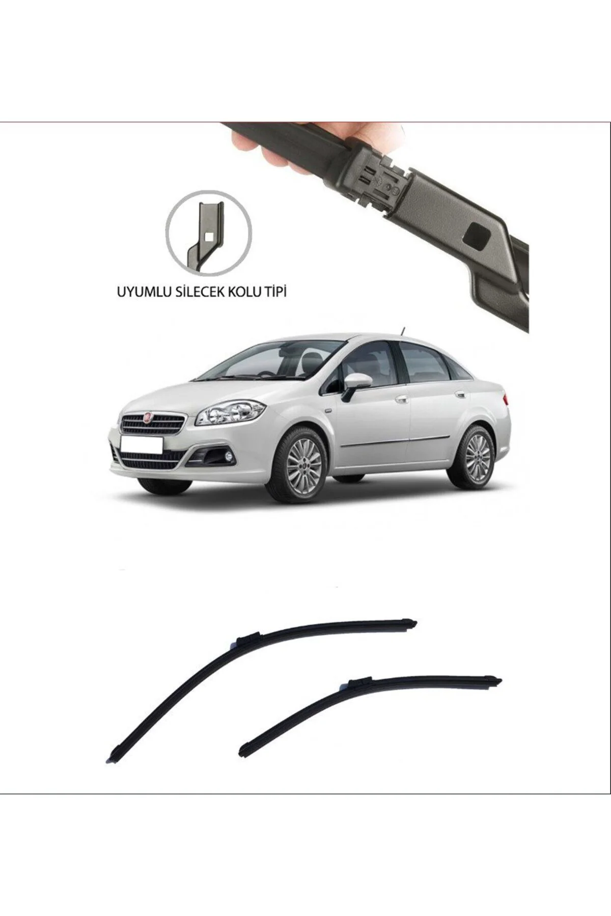 Fiat Linea 2007 ve Sonrası Uyumlu Ön Takım Silecek