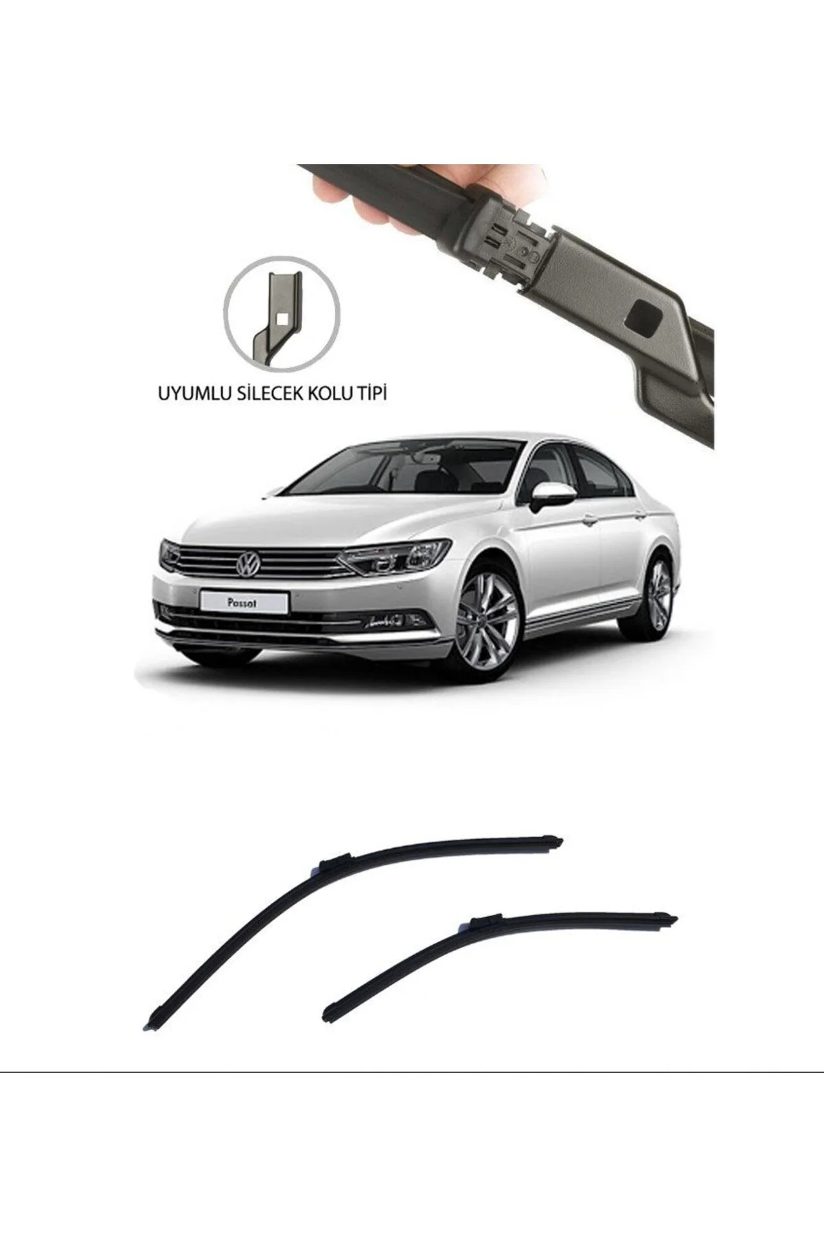 VW Passat 2015 ve Sonrası Uyumlu Ön Takım Silecek