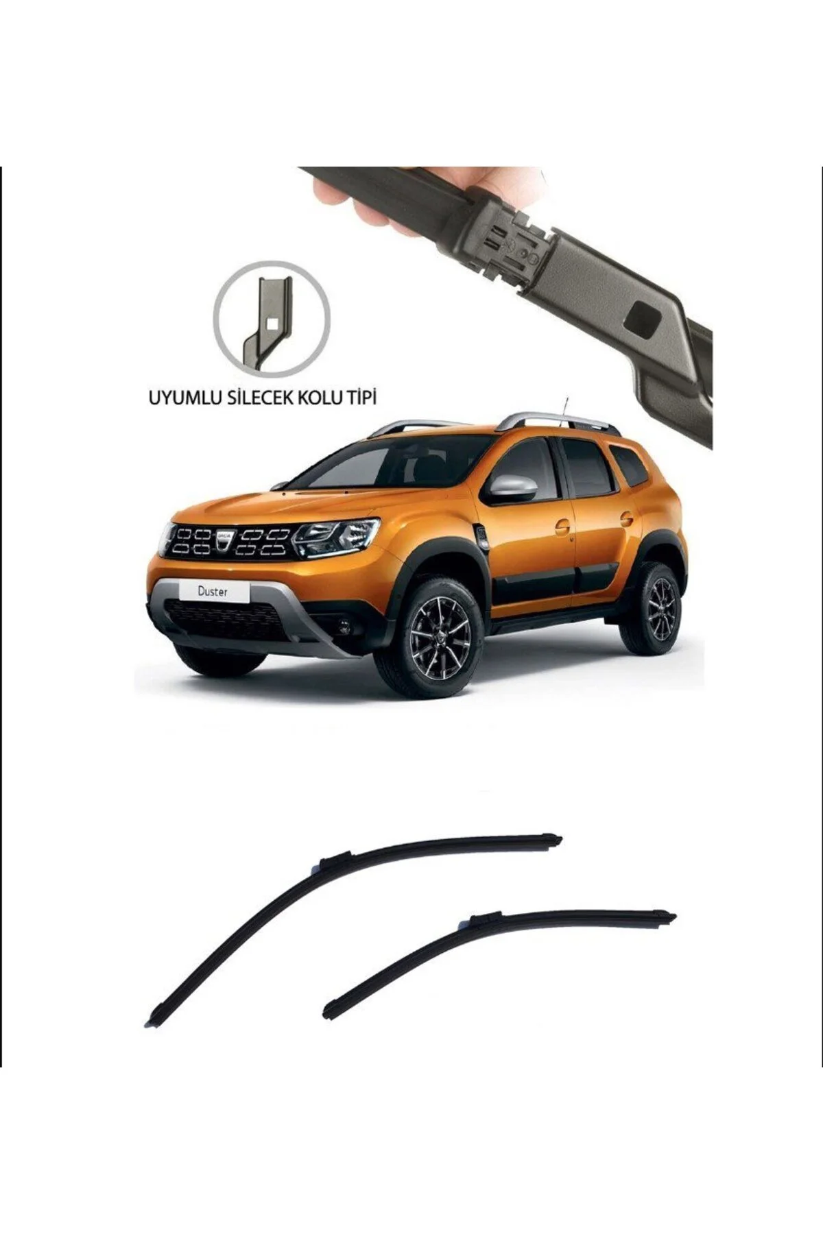 Dacia Duster 2017 ve Sonrası Uyumlu Ön Takım Silecek