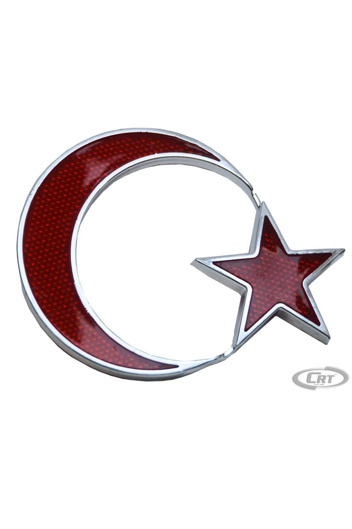 Araba Sticker Krom Bayrak Model Reflektörlü - Carub Görsel 3