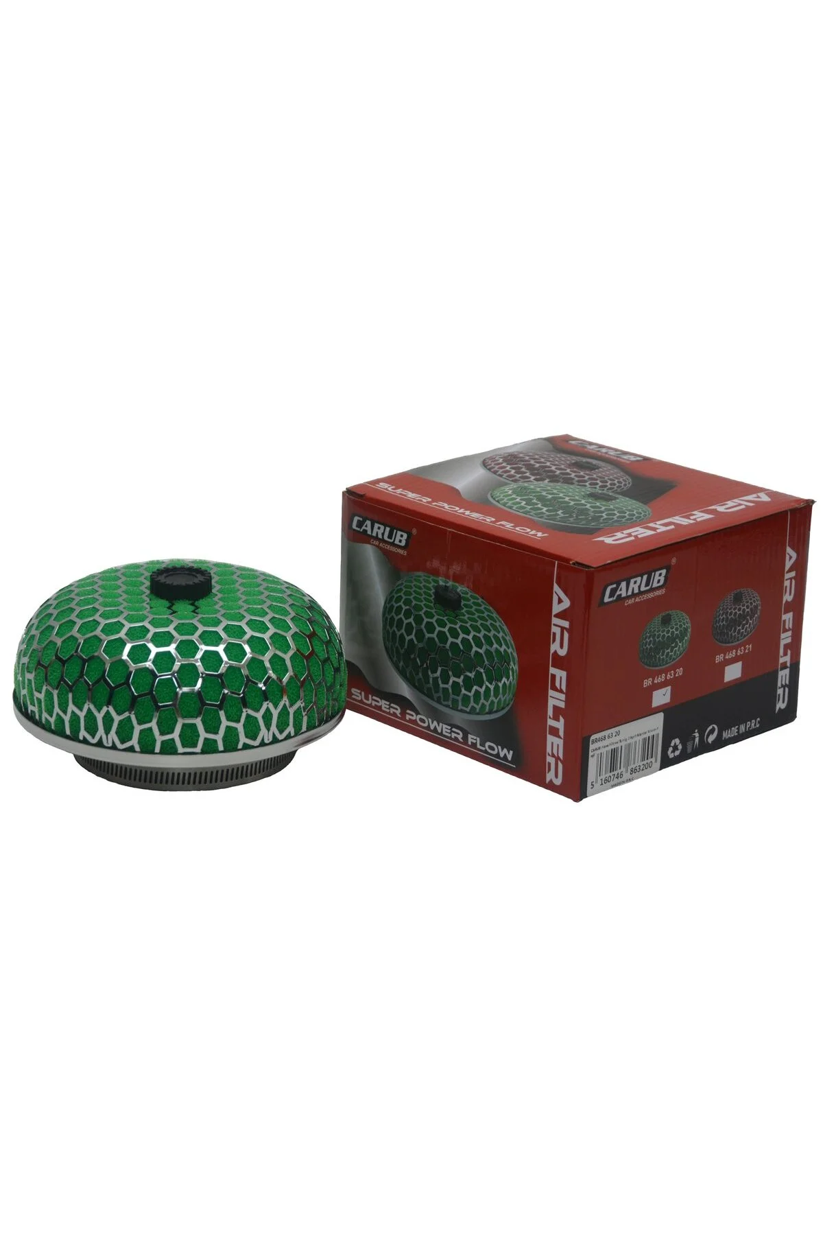 Hk hava Filtresi Mantar Tip Kırmızı R: 76 Mm