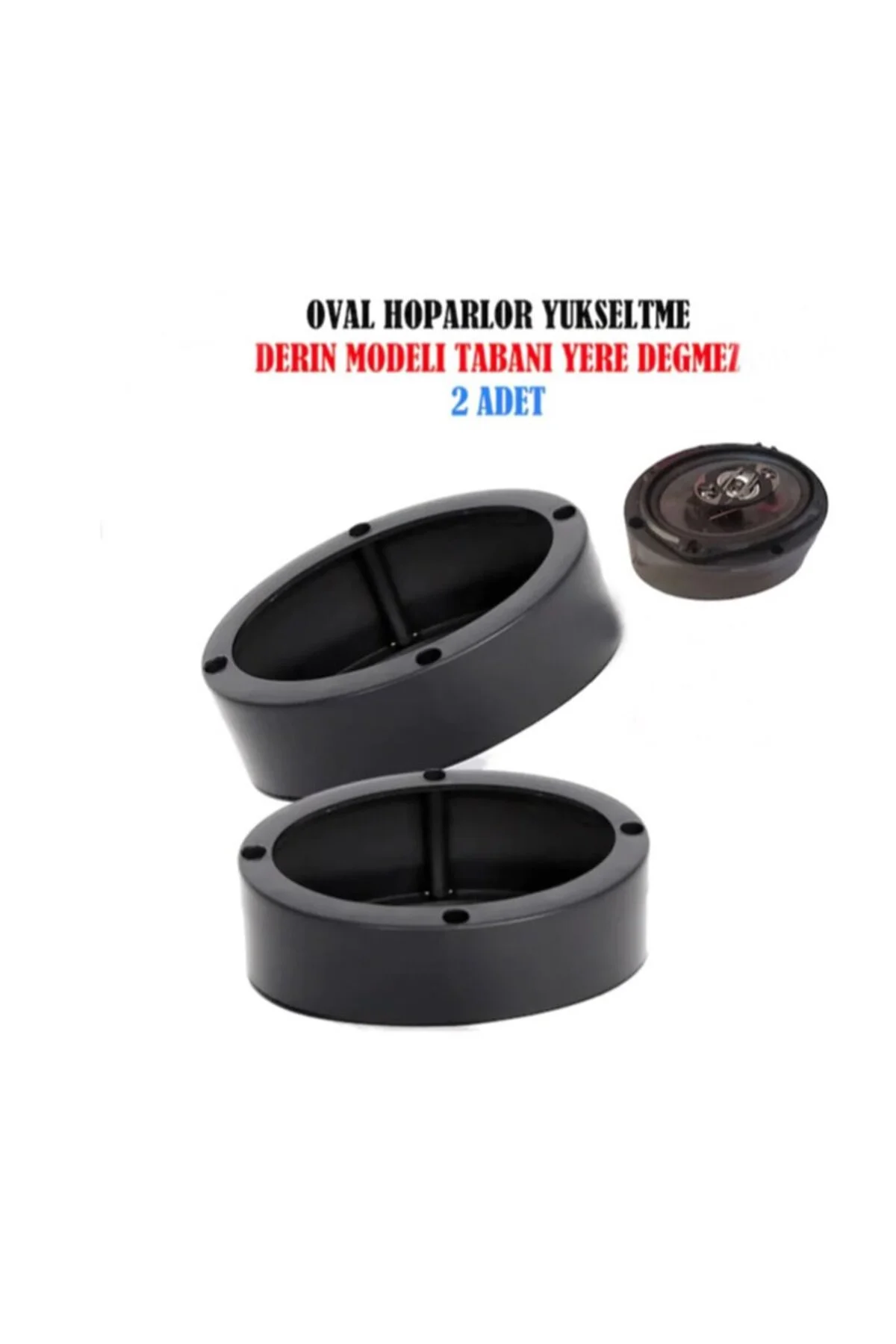 Oto Oval Hoparlör Yükseltme Kasnak Kabini Derin Model Takımı (2 Adet)