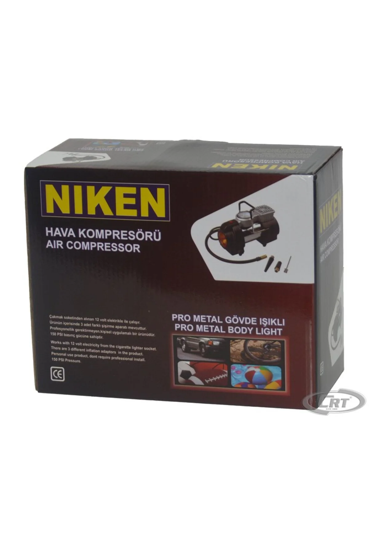 Pro Metal Gövde Işıklı Hava Kompresör - Niken Görsel 2