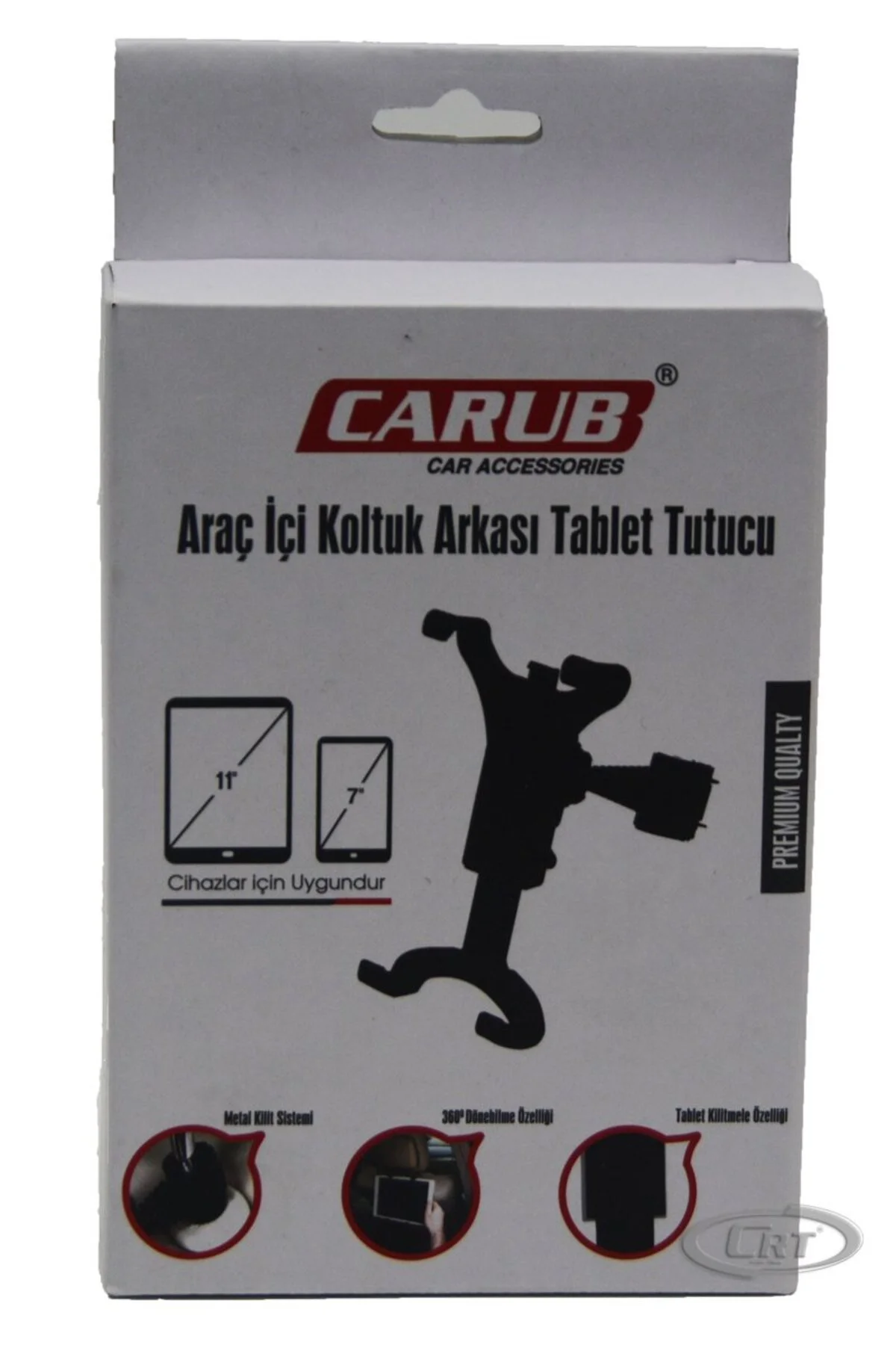 Tablet + Telefon Tutucu Araç İçi Koltuk Arkası - Carub Görsel 2