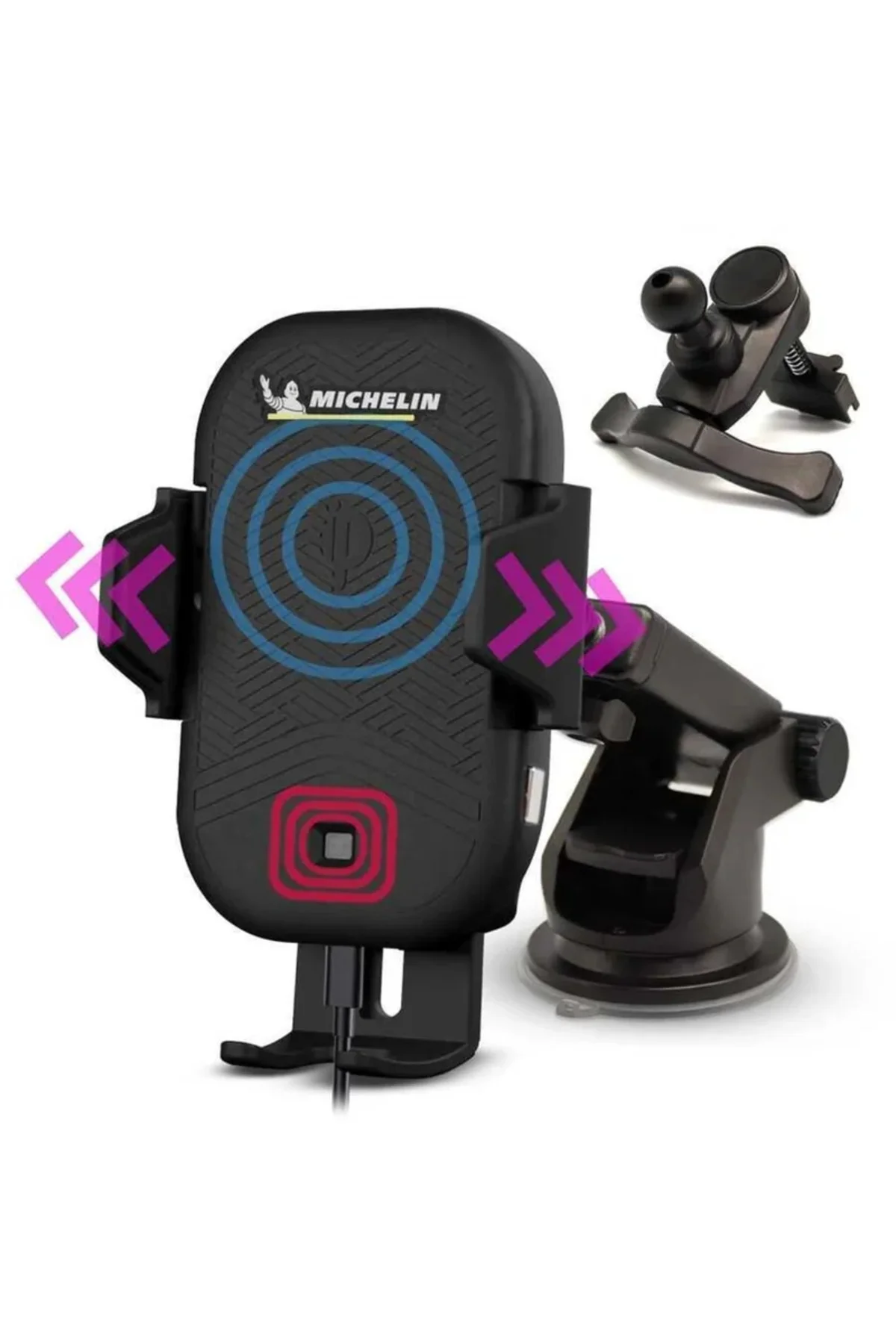 Wireless Telefon Şarj Cihazı Ve Dokunmatik Akıllı Telefon Tutucu - Michelin Görsel 3