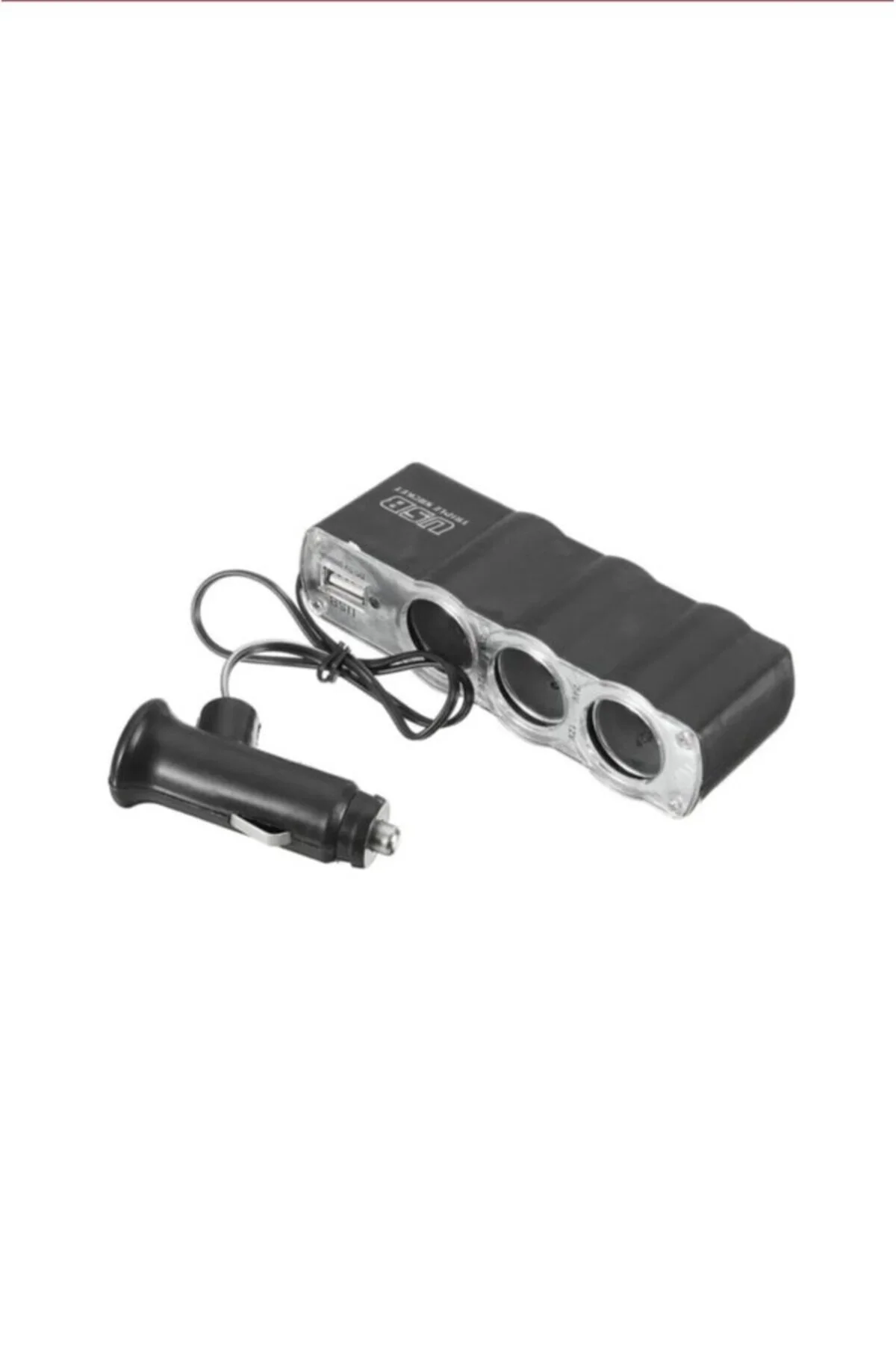 Çakmak Soketi 12V Kablolu 3Lü+ USB - Carub Görsel 2
