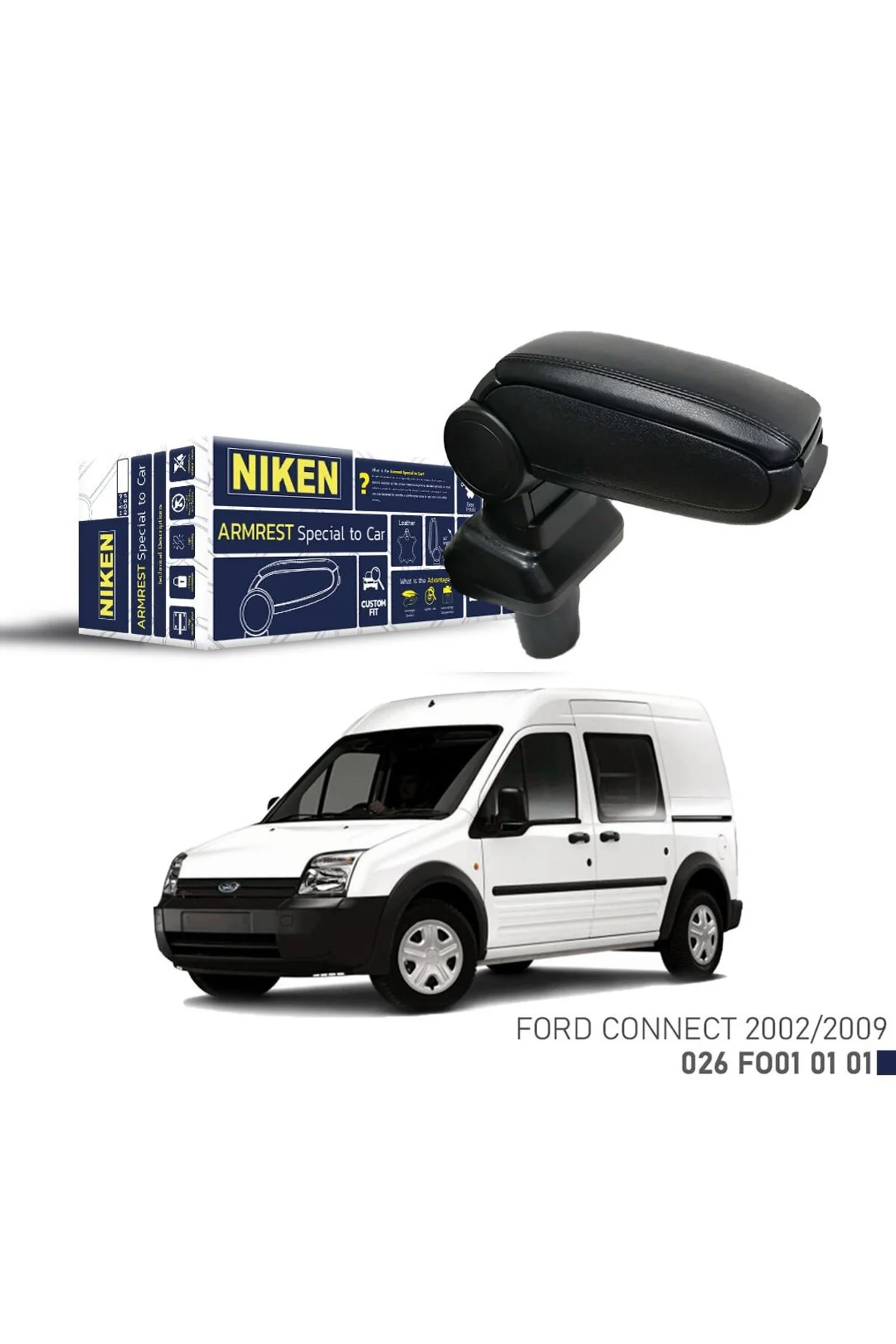 Ford connect kol dayama kolçak vidasız orta konsol 2002 / 2009