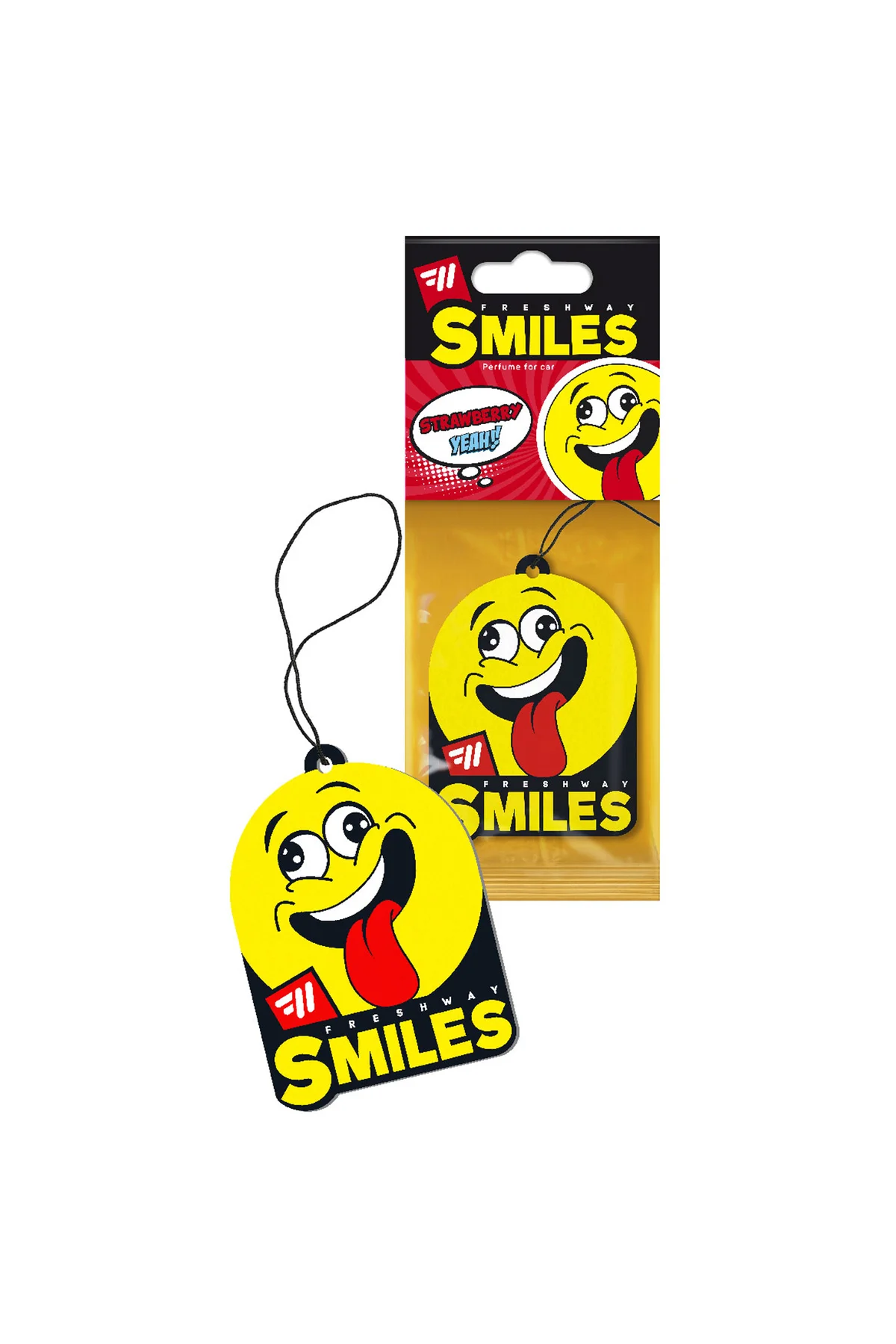Fresh Way Dry Smile Kağıt Asma Koku Strawberry