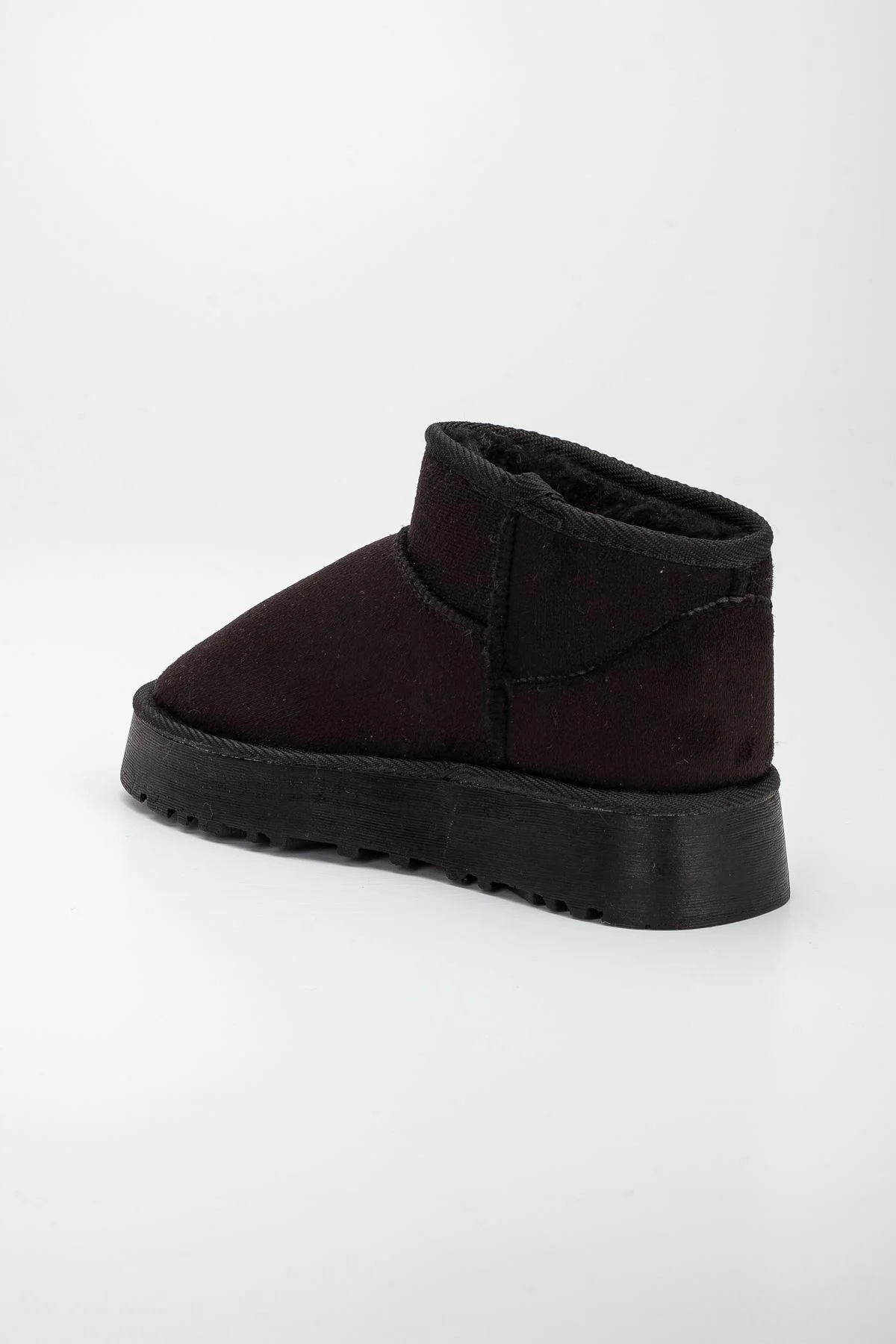 Viola Kalın Taban Bilek Boy Ugg Siyah - MaskButik Görsel 6