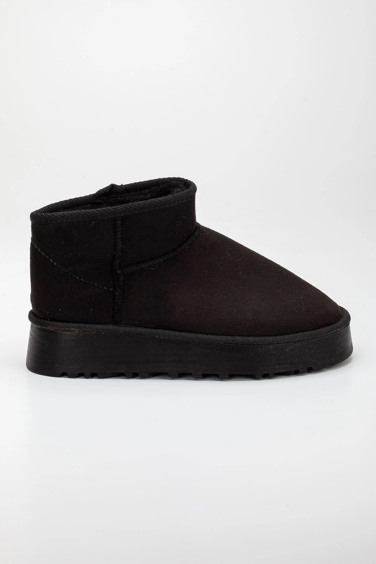 Viola Kalın Taban Bilek Boy Ugg Siyah - MaskButik Görsel 5