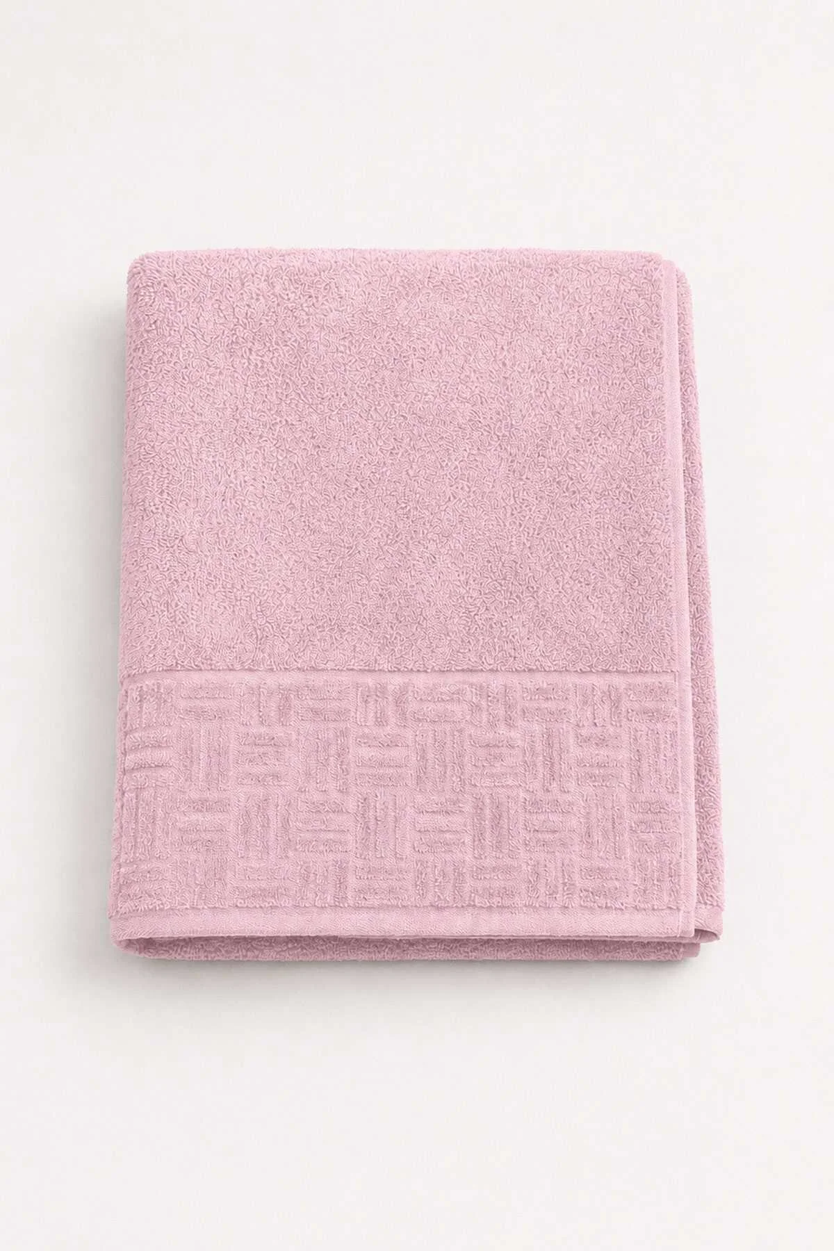 El Yüz Havlusu 50x90 Cm %100 Pamuk Kısmi Kadife Vento Pembe - Mira Home Görsel 3