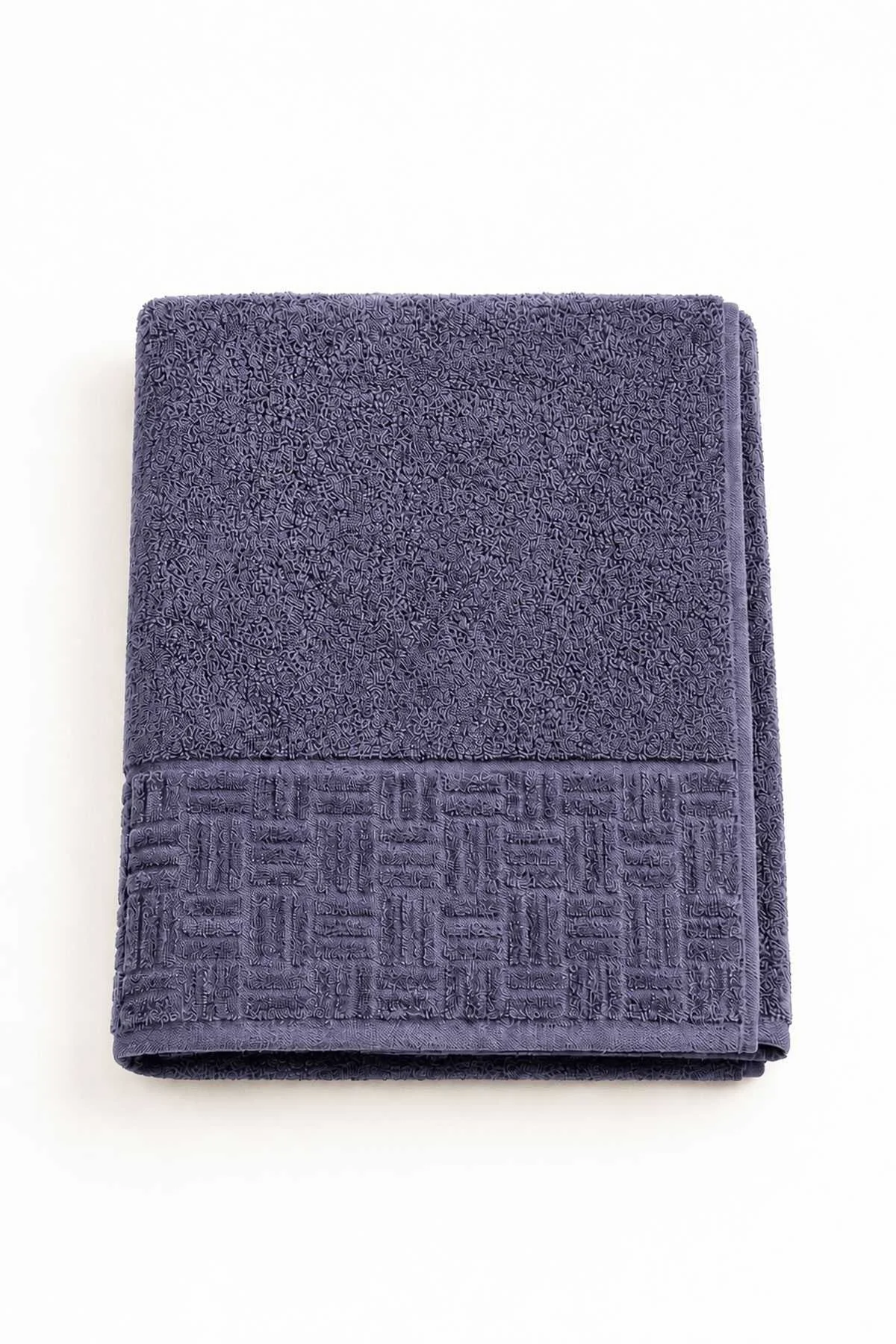 El Yüz Havlusu 50x90 Cm %100 Pamuk Kısmi Kadife Vento Lacivert - Mira Home Görsel 2