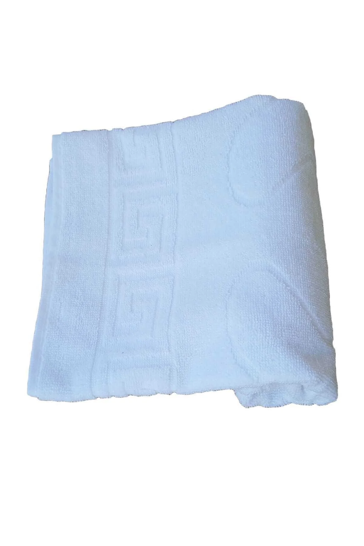 4 lü Ayak İzli Banyo Pamuklu Ayak Havlusu 50x70 Cm Beyaz - BAYÇAĞRI Görsel 5