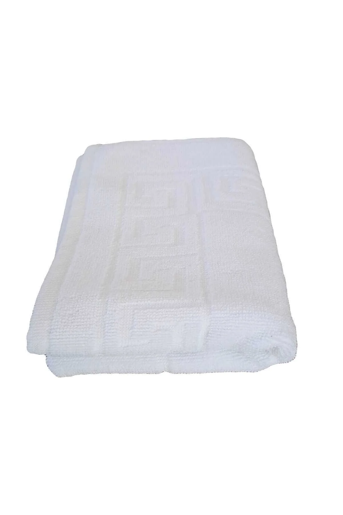 4 lü Ayak İzli Banyo Pamuklu Ayak Havlusu 50x70 Cm Beyaz - BAYÇAĞRI Görsel 6