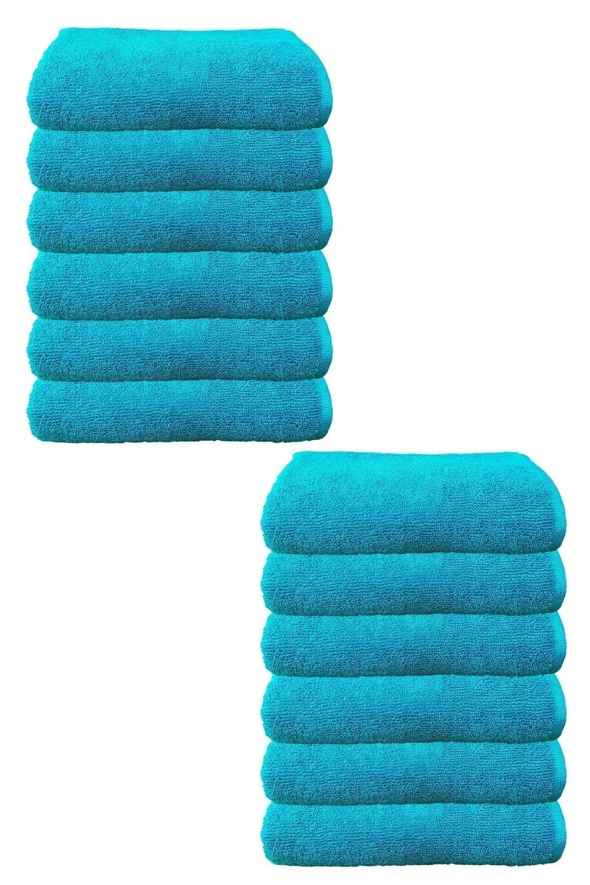 12li Paket Boya Tutmayan Mikrofiber El Yüz Spor Kuaför Havlusu 50X90 Cm - Mira Home Görsel 2