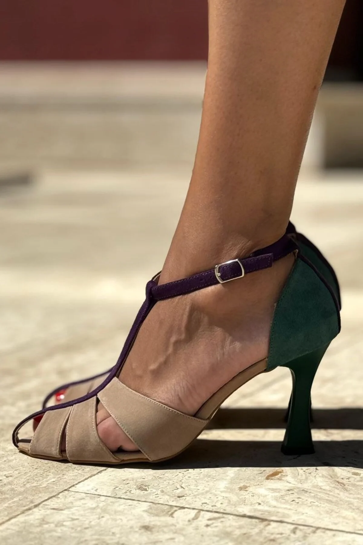 Princess Kadın Klasik Topuklu Ayakkabı VİZON SÜET - Gökhan Talay Görsel 2