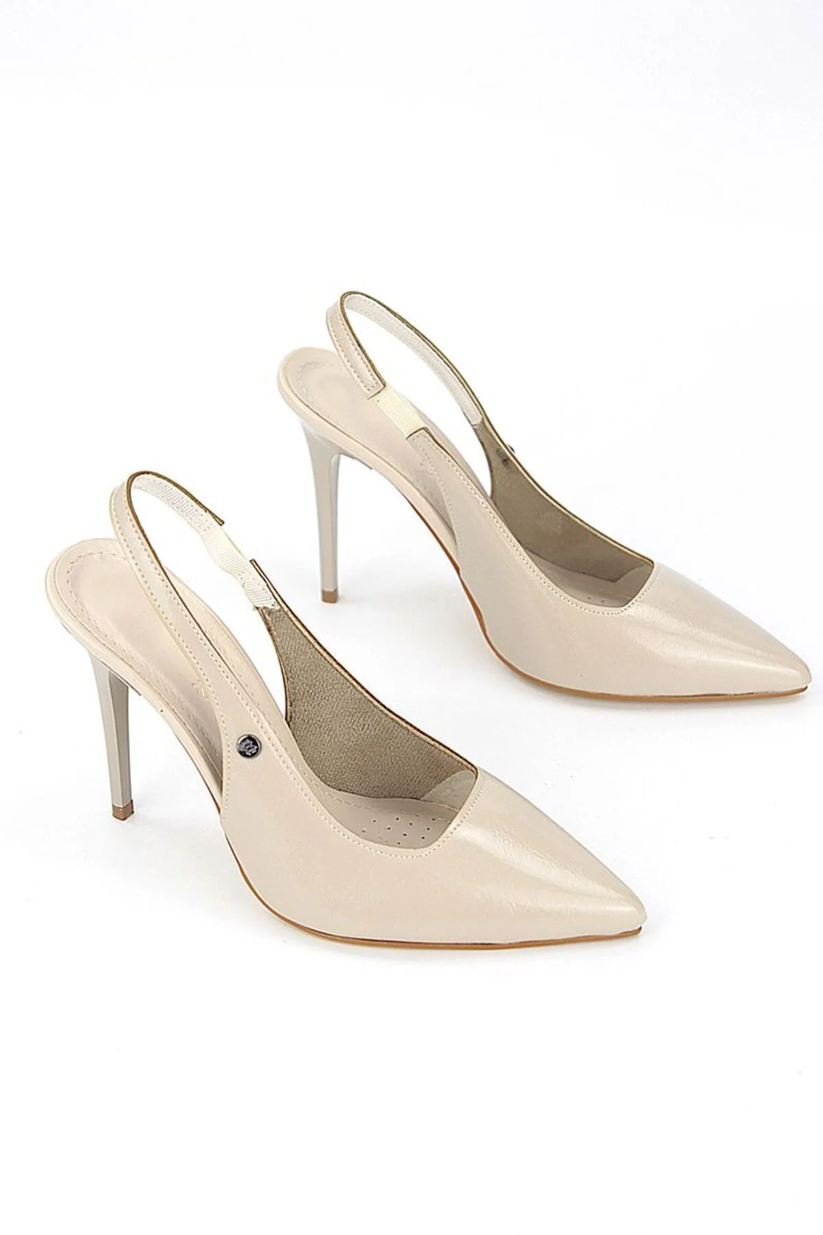 Zerina Bej Rugan Esnek Yumuşak Kaymaz Taban İnce Topuklu (11cm) Kadın Stiletto - Gökhan Talay Görsel 4