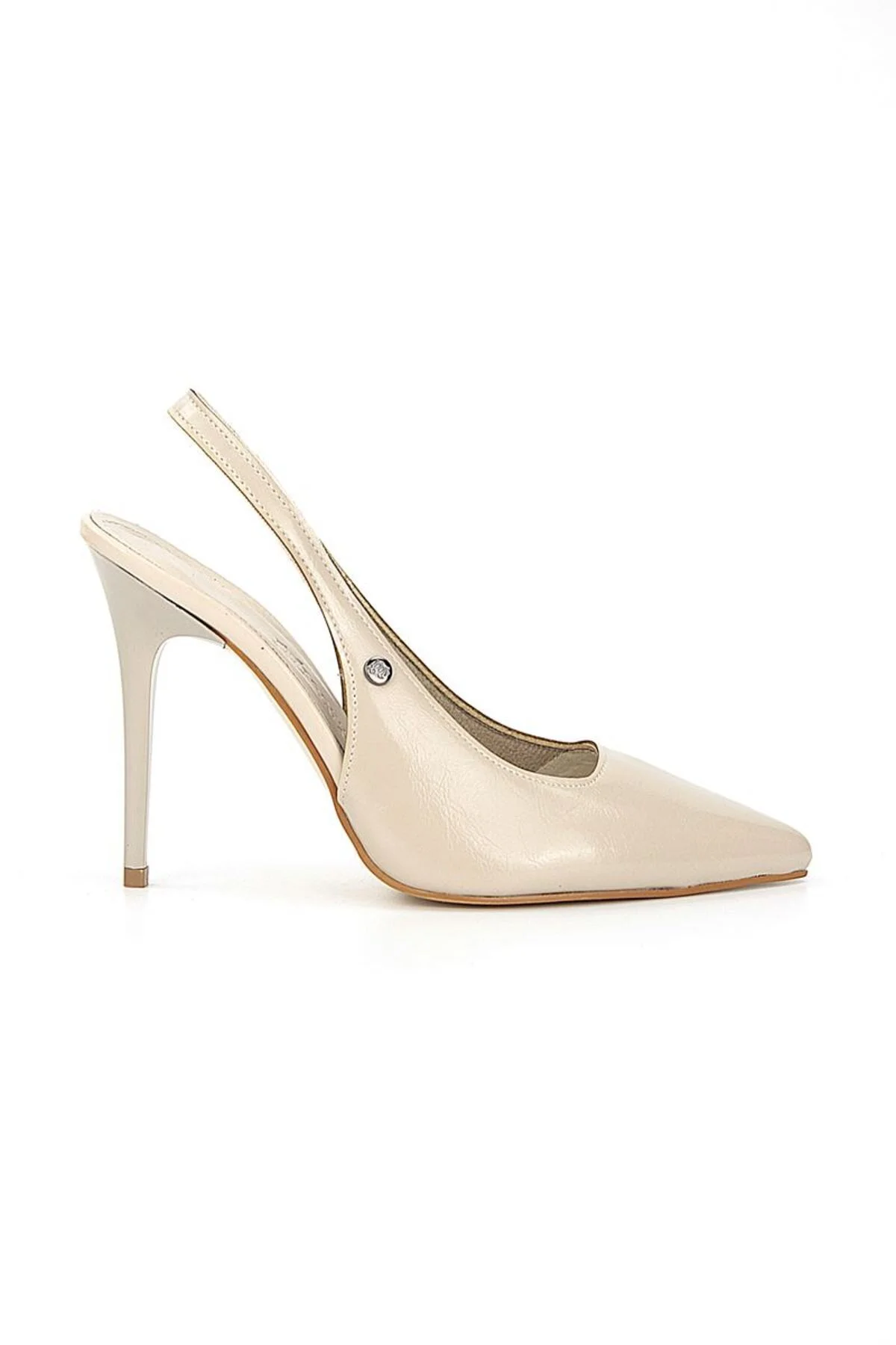 Zerina Bej Rugan Esnek Yumuşak Kaymaz Taban İnce Topuklu (11cm) Kadın Stiletto - Gökhan Talay Görsel 5