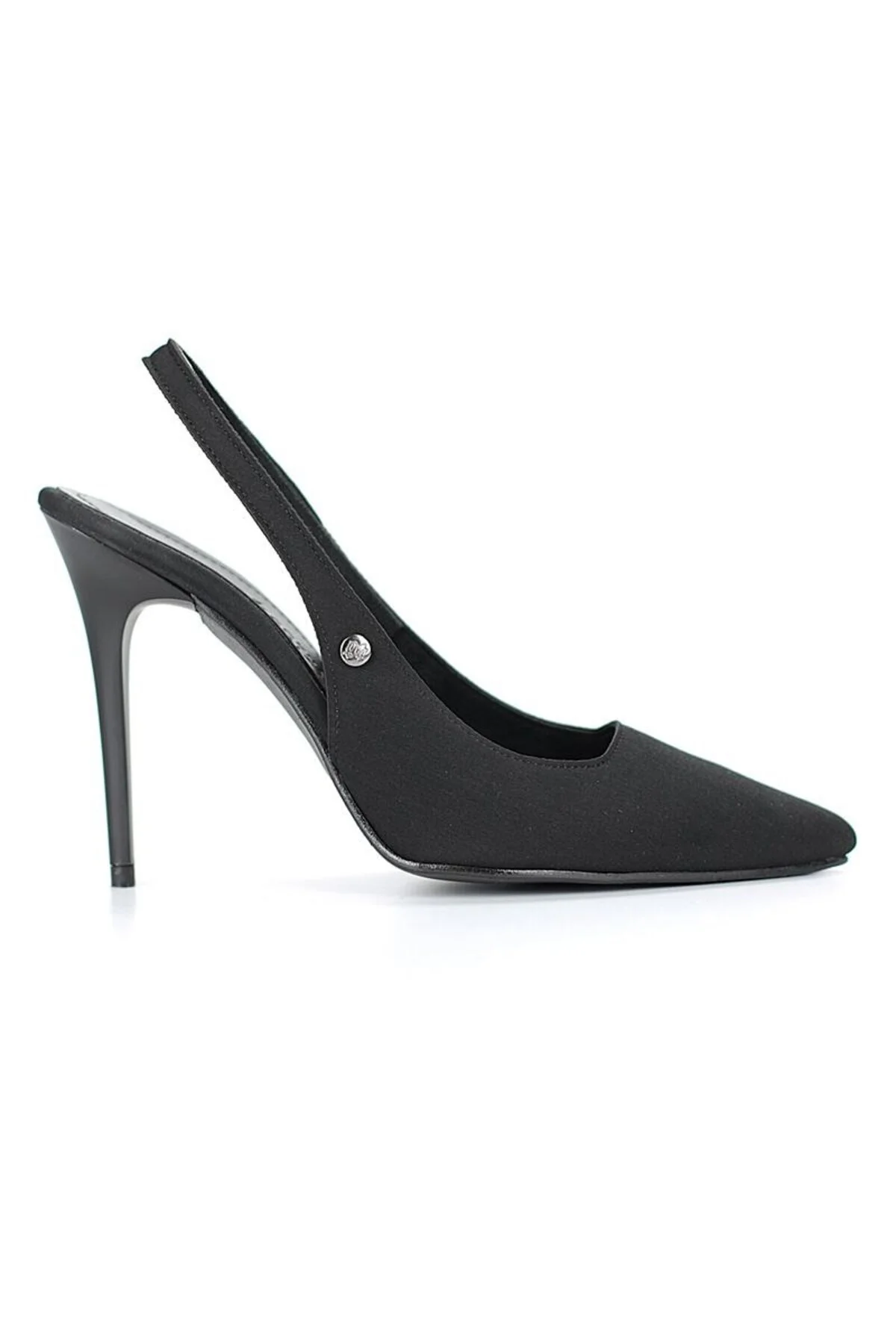 Zerina Siyah Süet Esnek Yumuşak Kaymaz Taban İnce Topuklu (11cm) Kadın Stiletto - Gökhan Talay Görsel 4