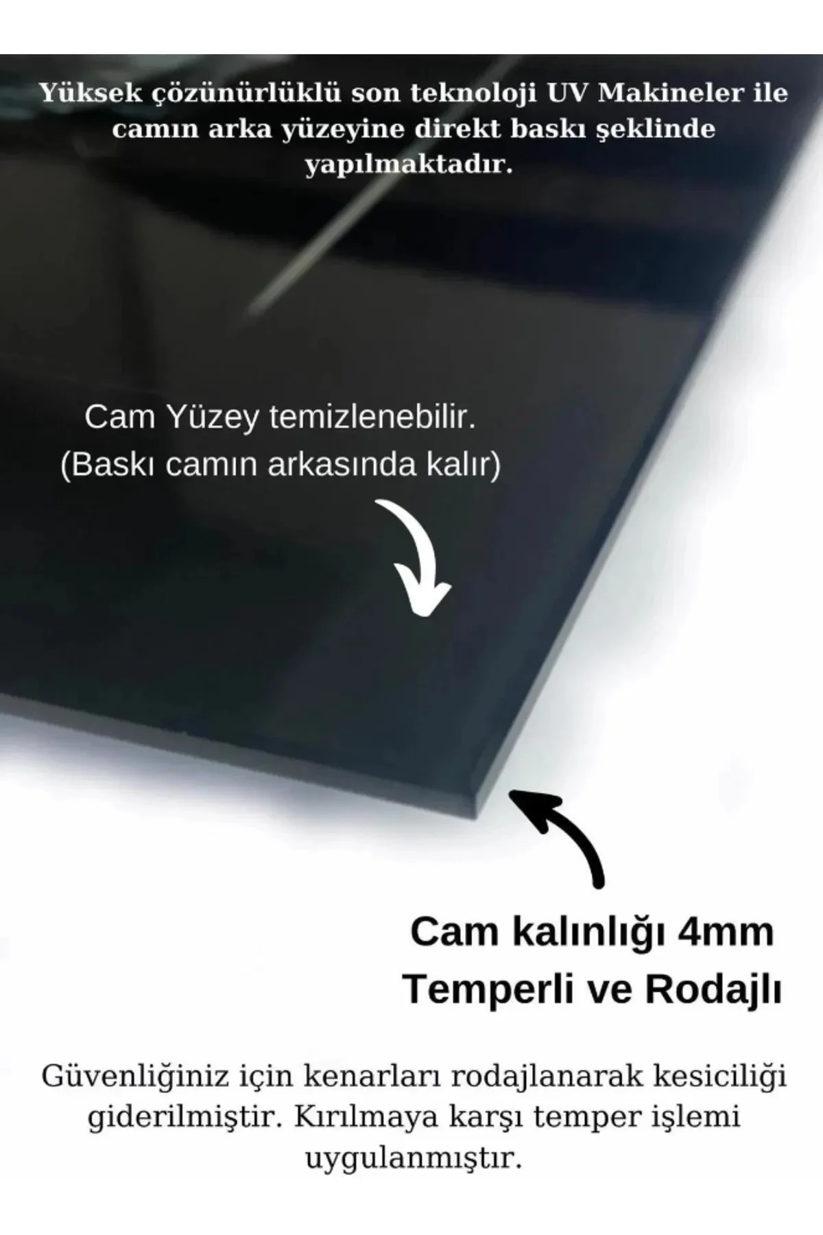 Sarı Yapraklı Ağaç Manzara Cam Tablo, Modern Ev Ofis Salon Duvar Dekoru Hediyelik Büyük Tablo Dekor - BYCAGRİ Görsel 6