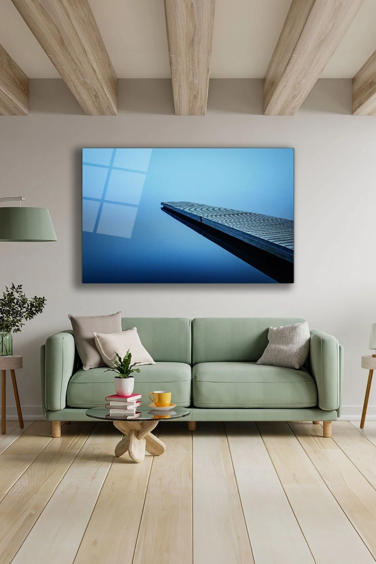 Dekoratif Duvar Tablosu Temperli Cam Tablo 36x23 Cm - BYCAGRİ Görsel 3