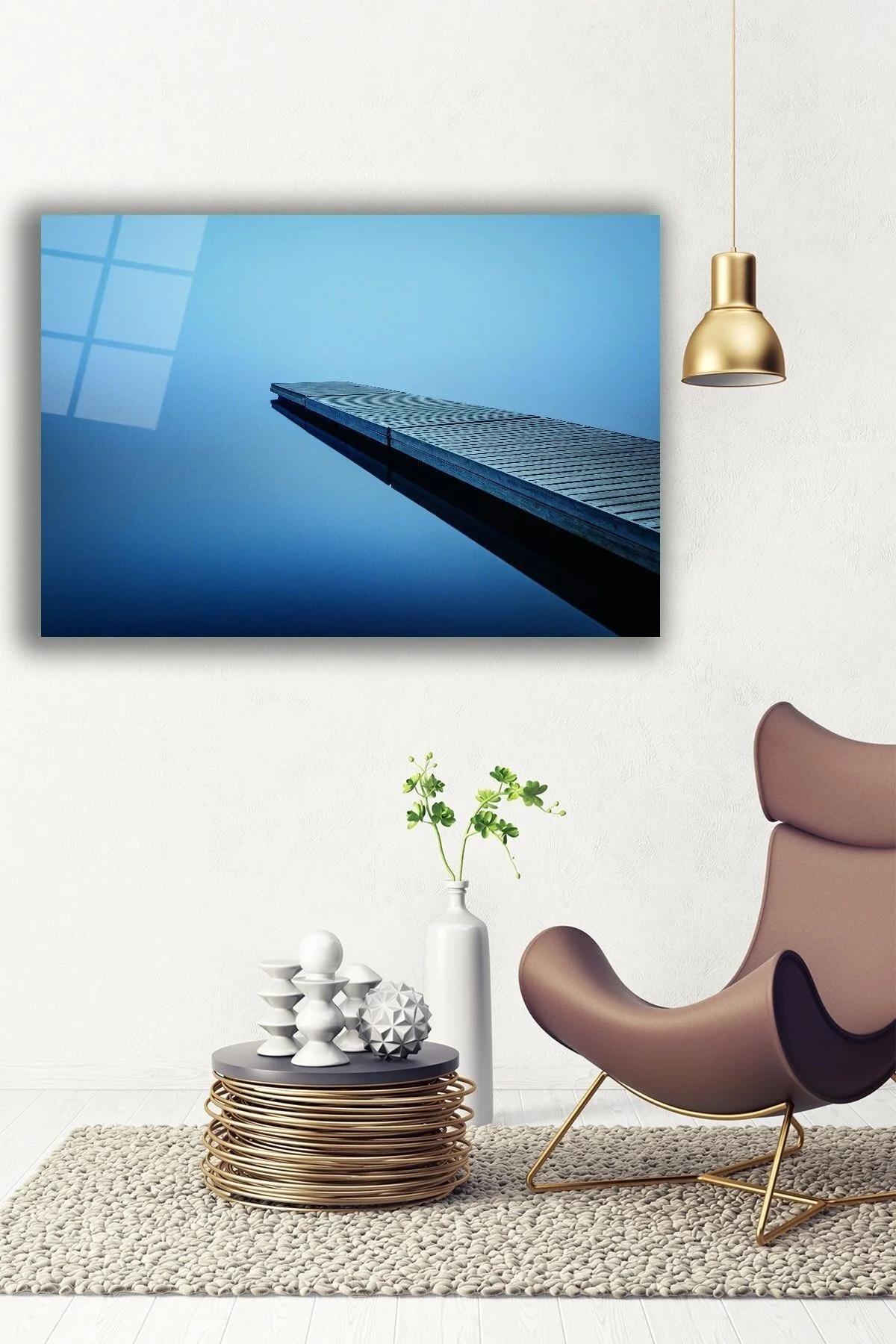 Dekoratif Duvar Tablosu Temperli Cam Tablo 36x23 Cm - BYCAGRİ Görsel 5