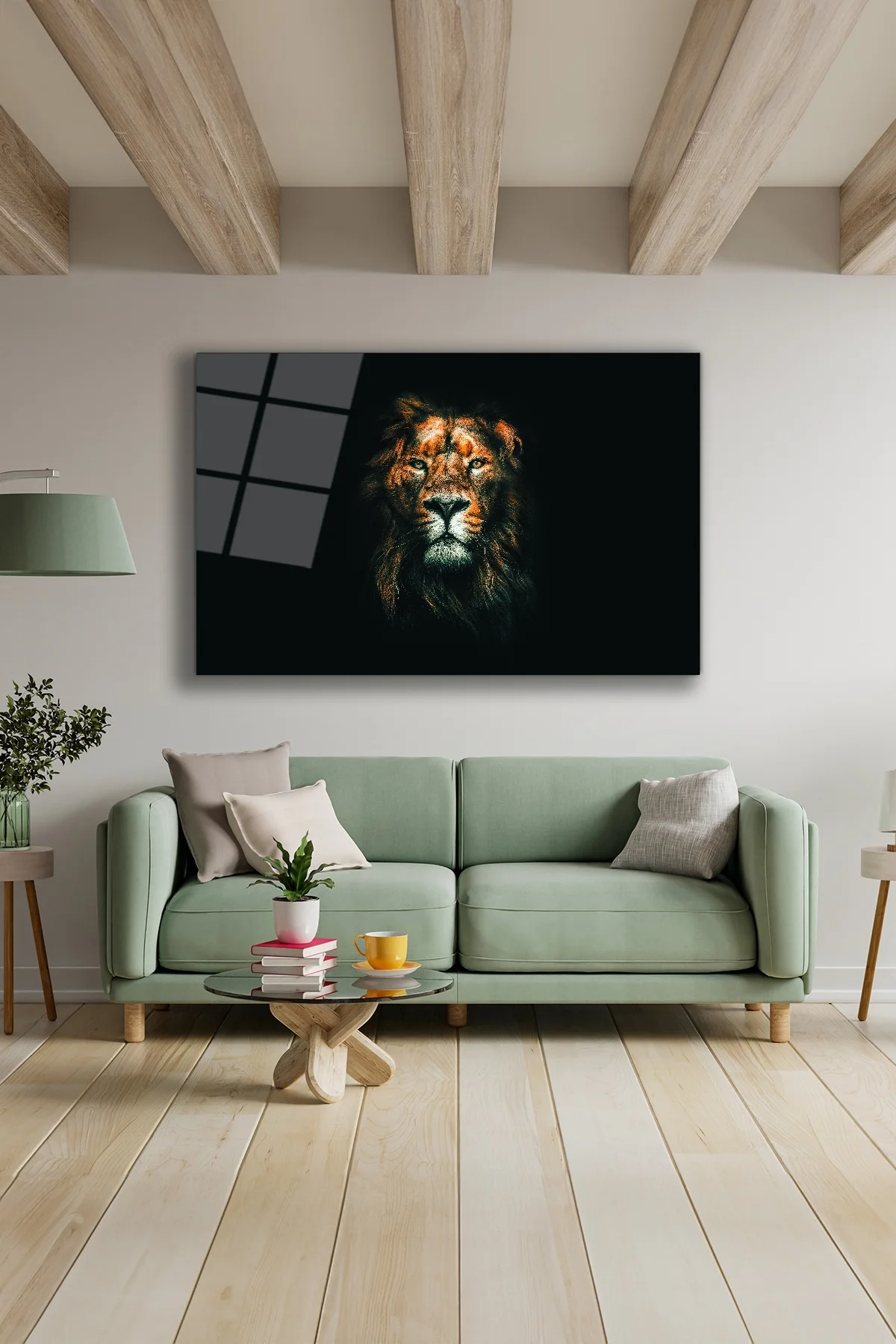 Dekoratif Duvar Tablosu Temperli Cam Tablo 72 X 46 Cm - BYCAGRİ Görsel 3