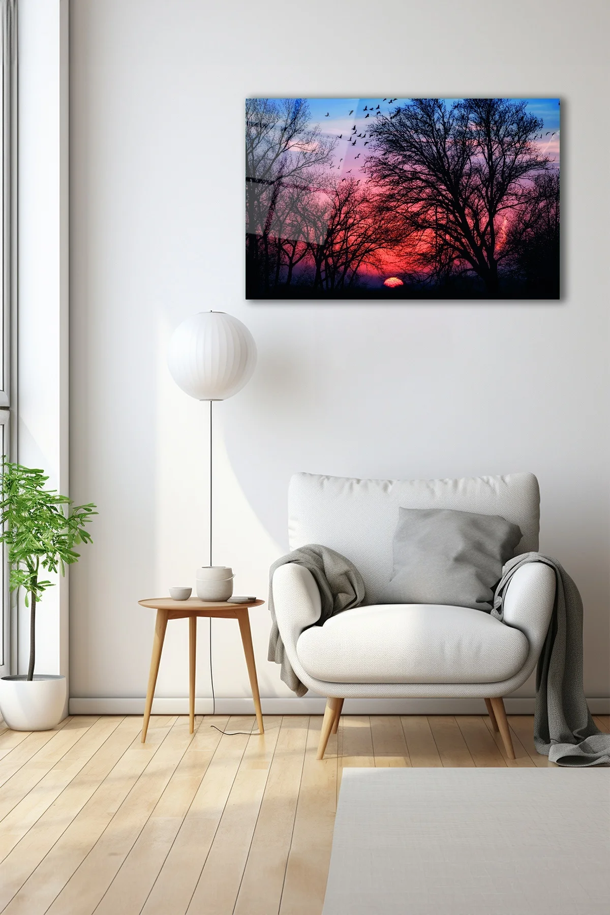Dekoratif Duvar Tablosu Temperli Cam Tablo