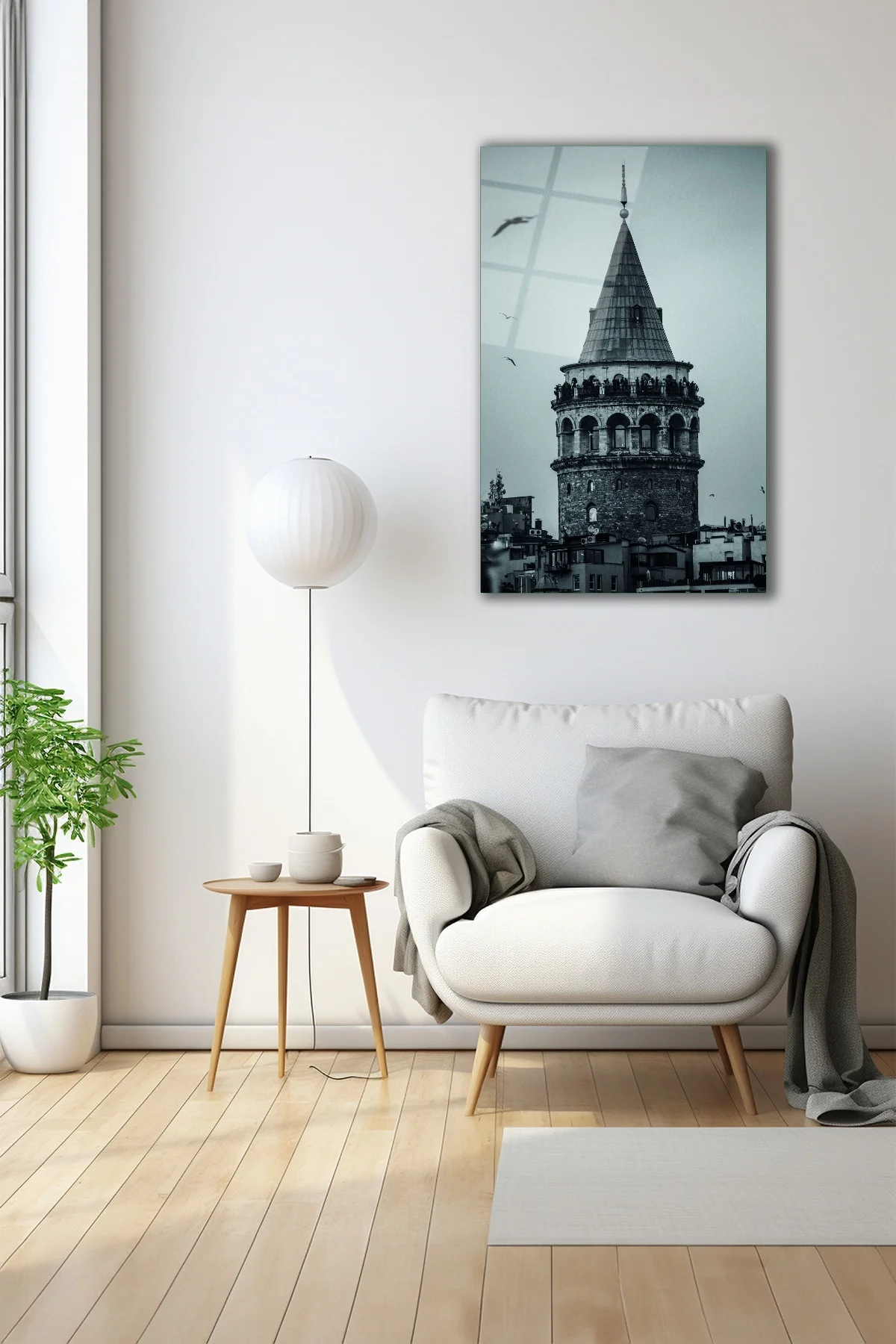 Dekoratif Duvar Tablosu Temperli Cam Tablo