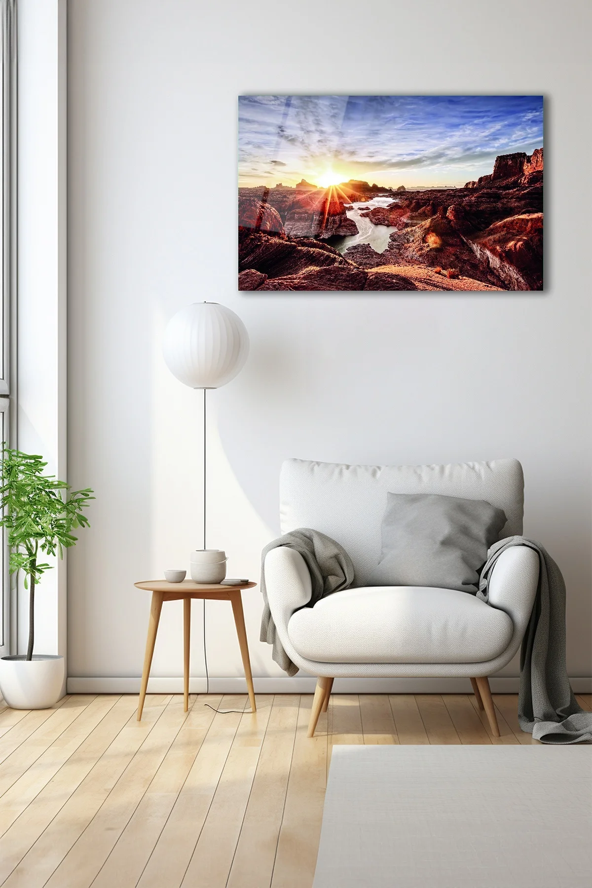 Dekoratif Duvar Tablosu Temperli Cam Tablo
