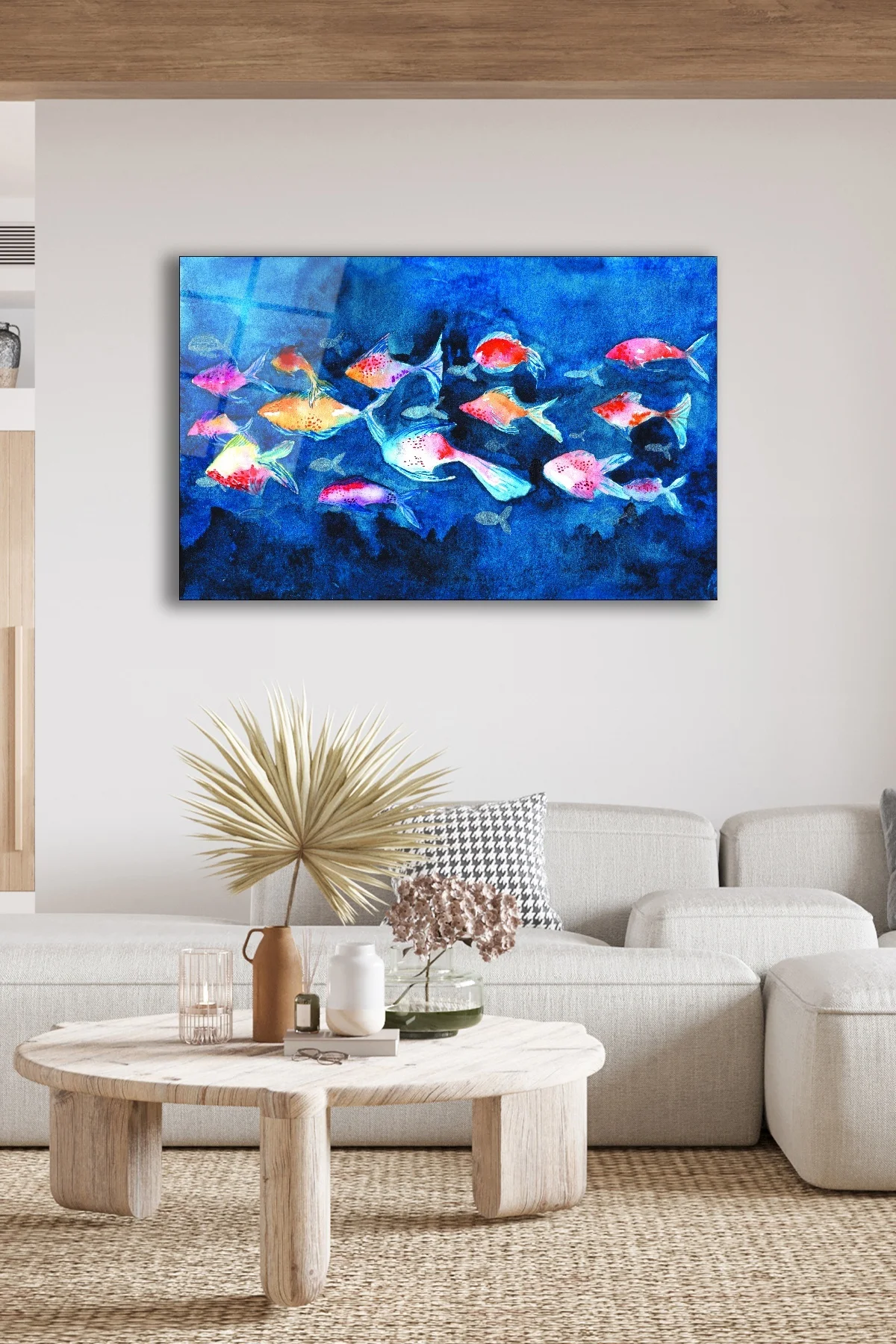 Dekoratif Duvar Tablosu Temperli Cam Tablo 72 X 46 Cm - BYCAGRİ Görsel 2