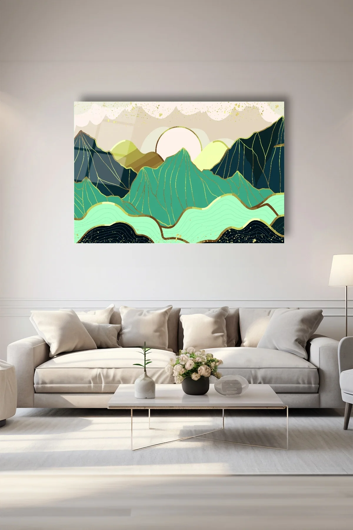 Dekoratif Duvar Tablosu Temperli Cam Tablo - BYCAGRİ Görsel 4
